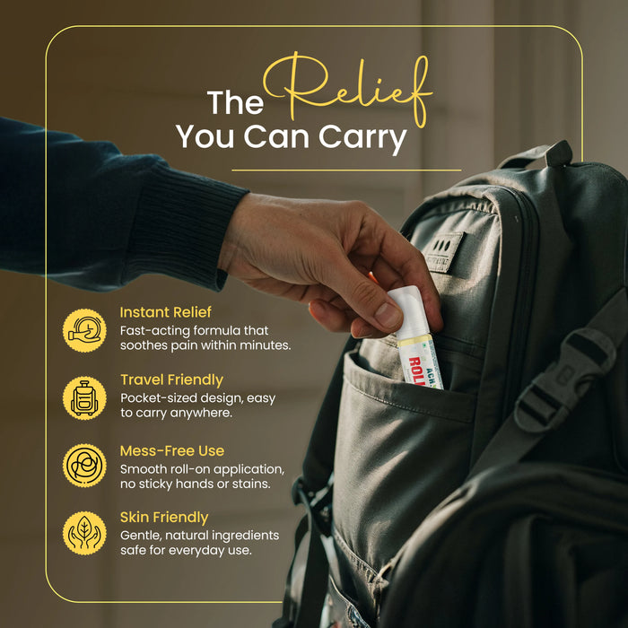 Achoo Roll On - Relief from Headaches and Joints pain - 10ml