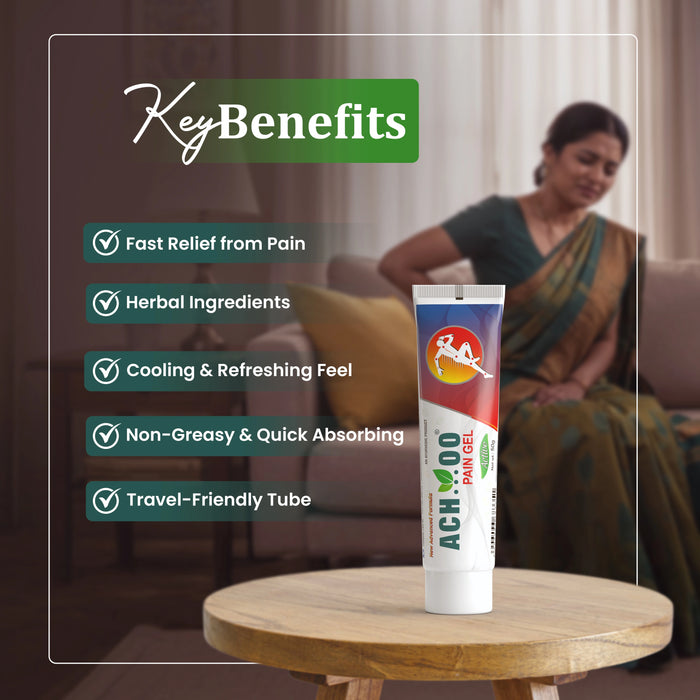 Achoo pain relief gel | Quick relief in Joint and Body Pain