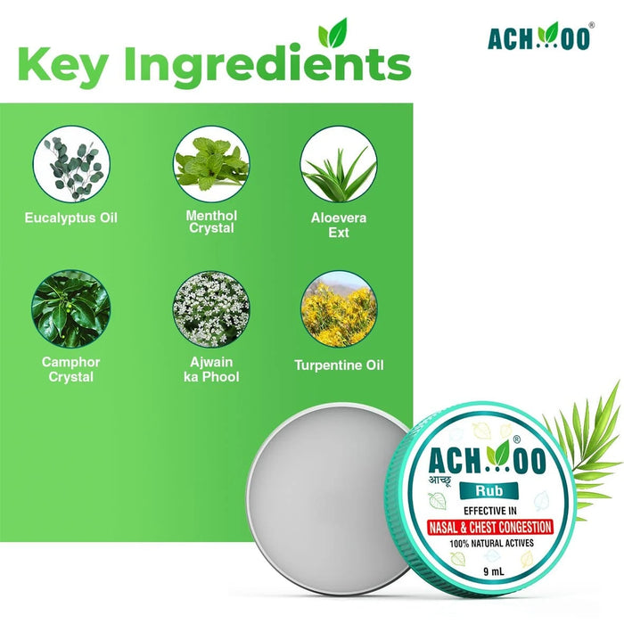 Achoo vapour rub ingredients