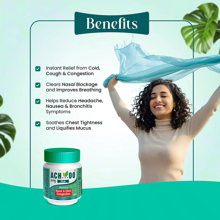 Achoo rub benefits