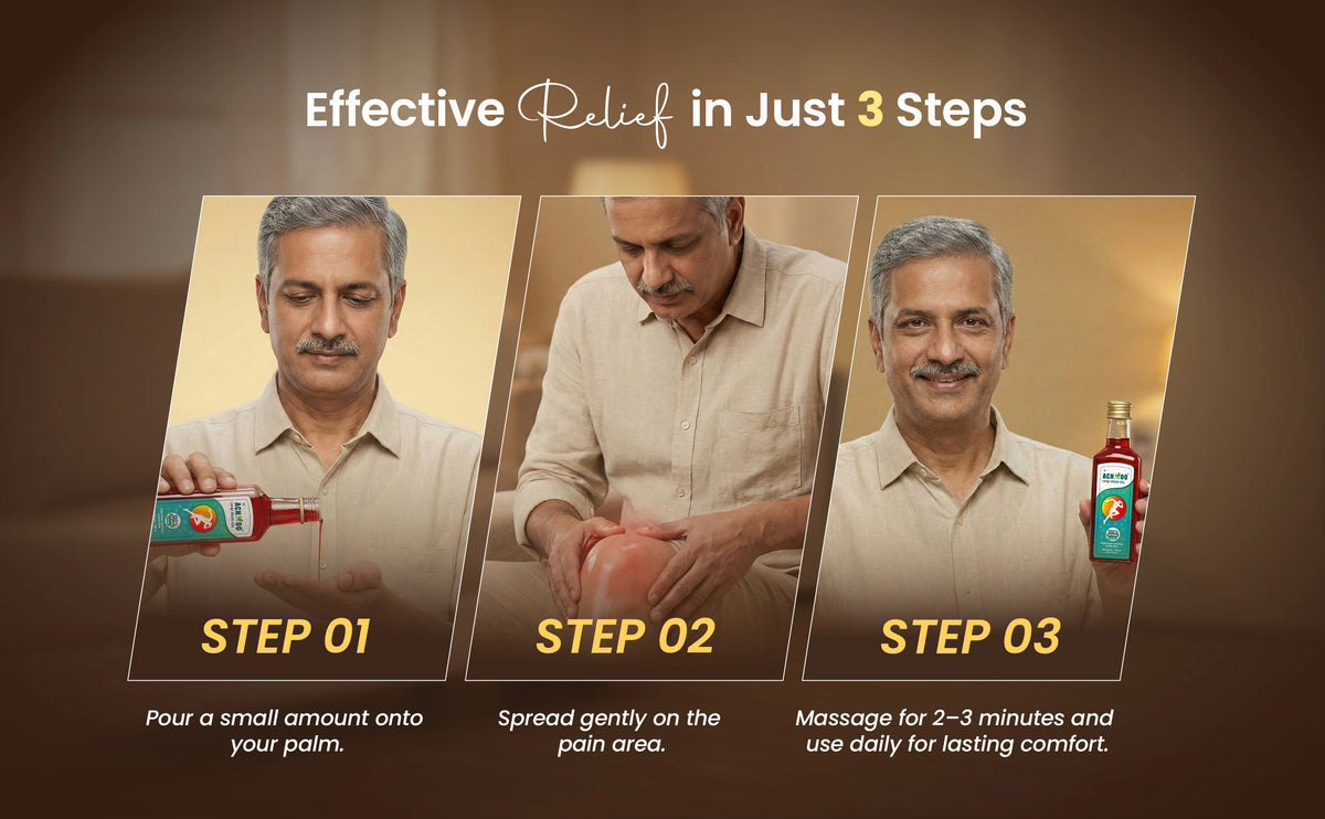 Herbal Pain Relief Oil for Muscle Strain