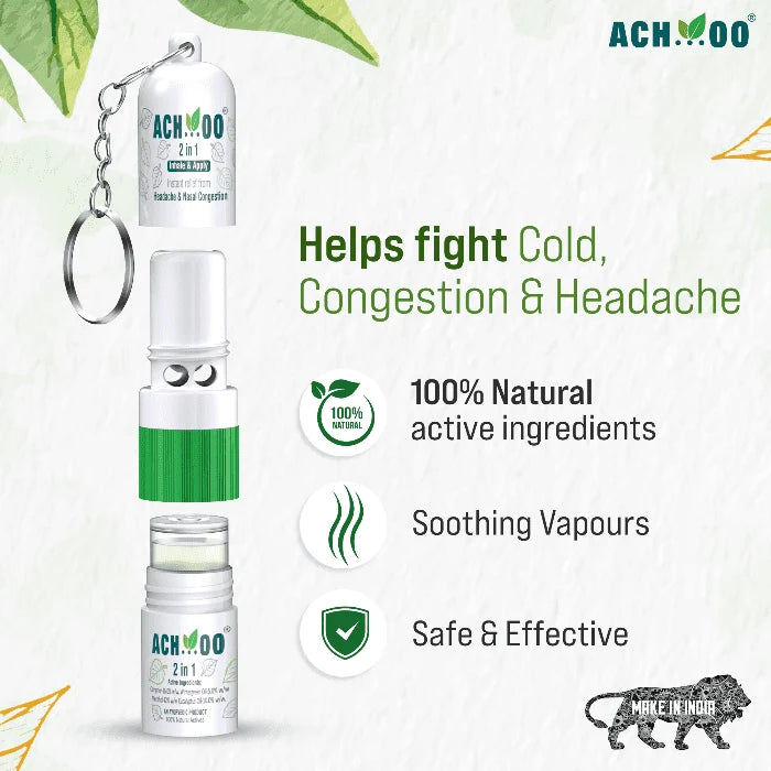 Natural nose inhaler for cold