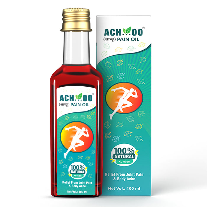 ACHOO Pain Relief Oil - Ayurvedic Care for Joint Pain, Muscle Pain & Body Pain-100ml (Pack of 1)