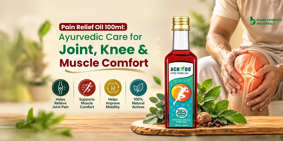 Pain Relief Oil 100ml: Ayurvedic Care for Joint, Knee & Muscle Comfort