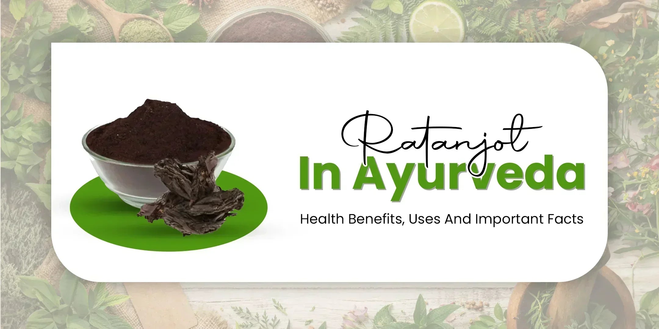 Ratanjot in Ayurveda: Health Benefits, Uses, and Important Facts