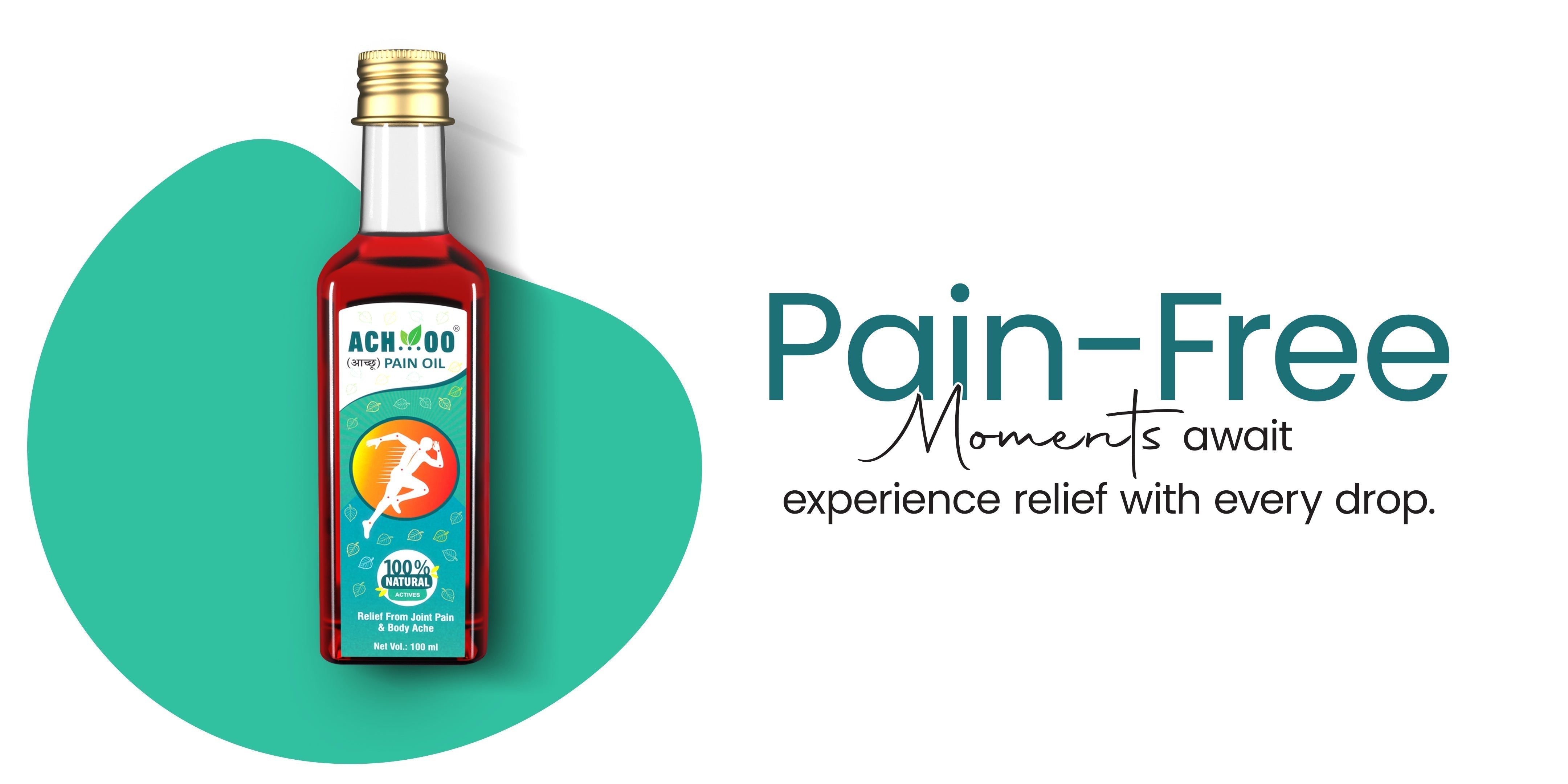 ACHOO Pain Relief Oil - Your Holistic Solution for Joint, Muscle, and Body Pain
