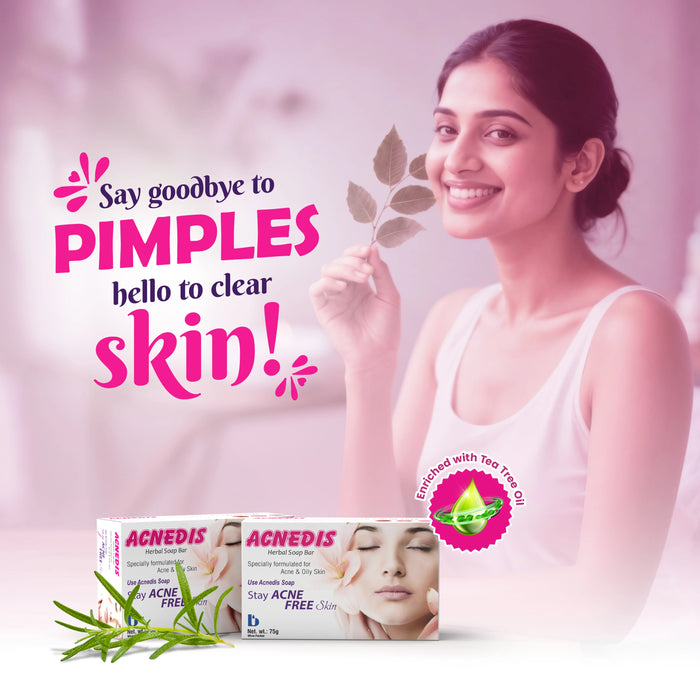 Acnedis Herbal Soap for Acne and Oily Skin - 75g