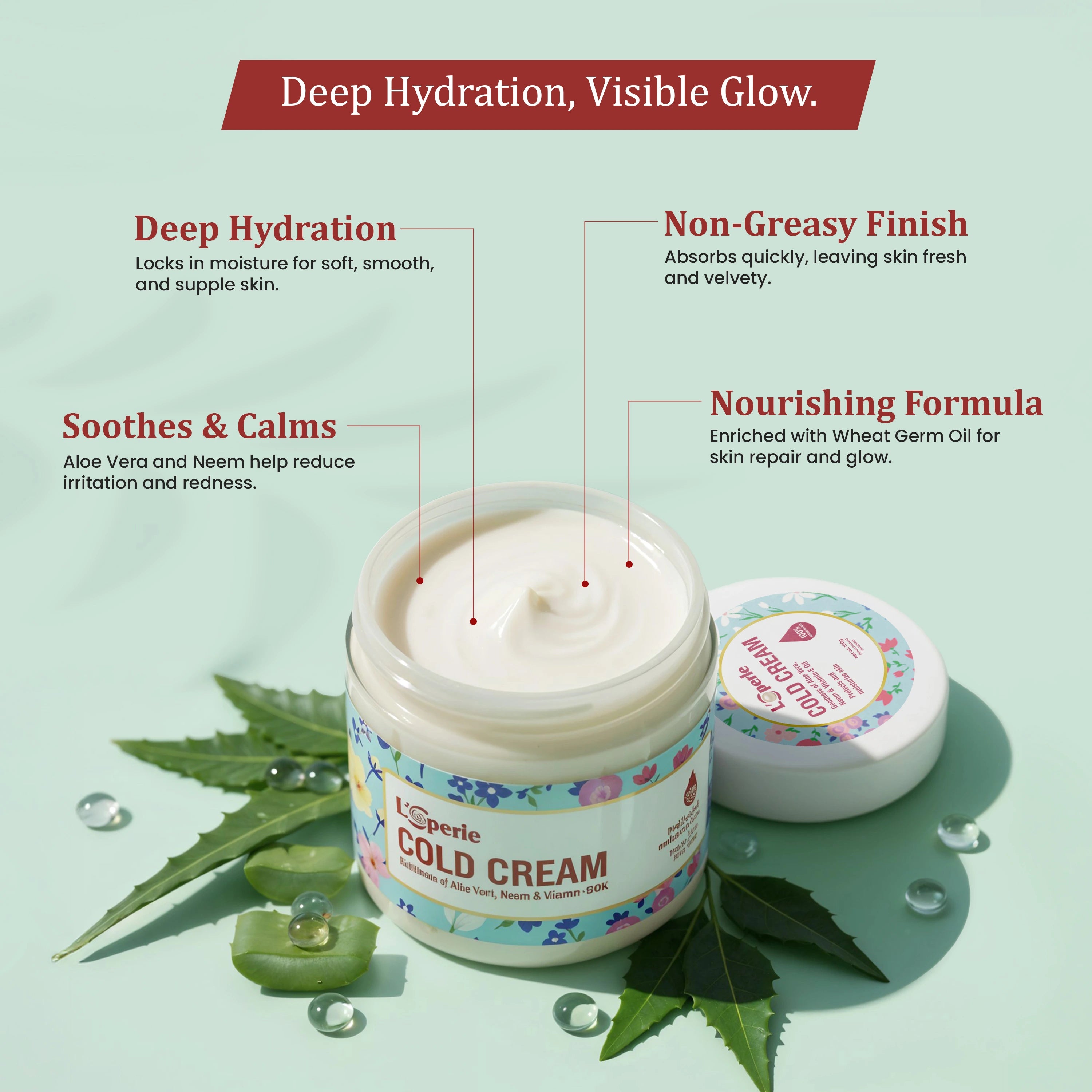 Loperle Cold Cream | Suitable for All Skin Types
