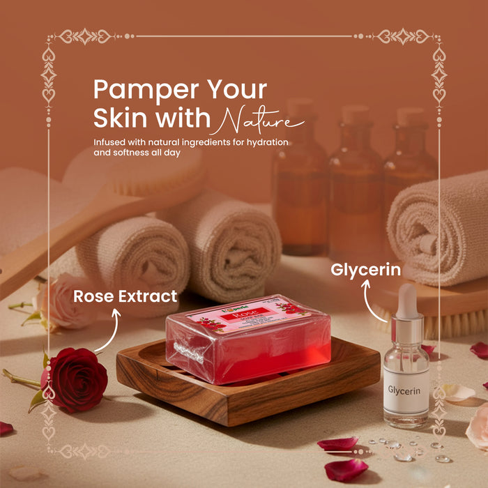 Loperle Rose soap Bar for Moisturized Skin