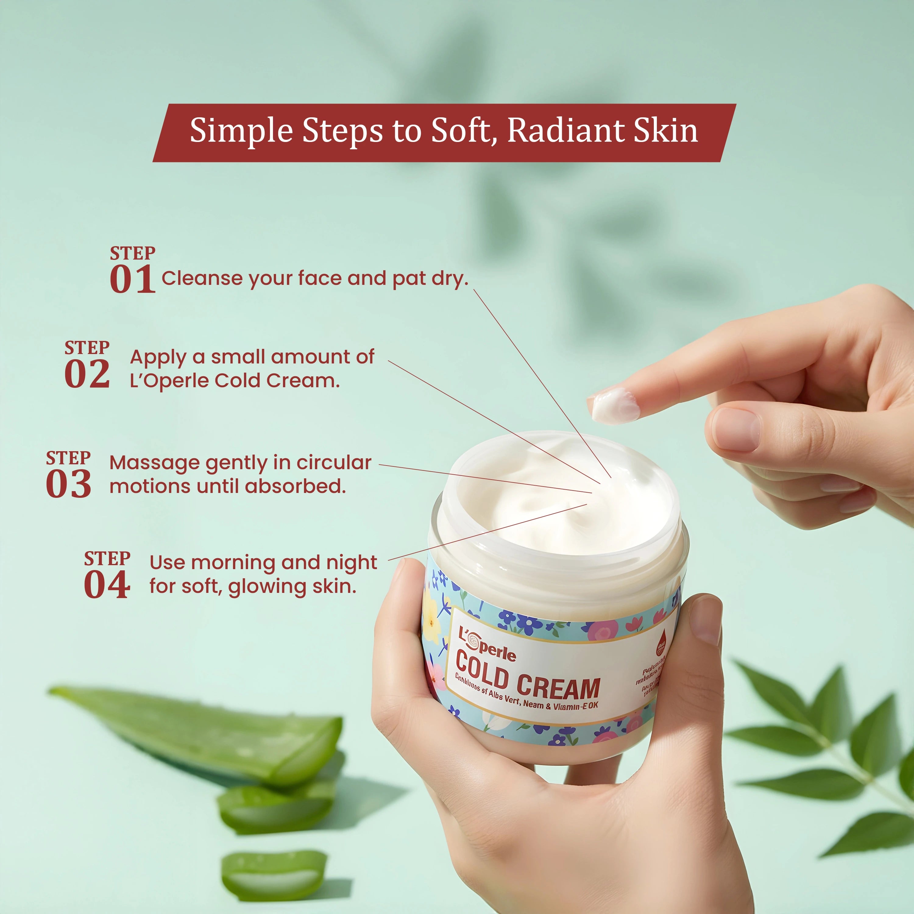 Loperle Cold Cream | Suitable for All Skin Types