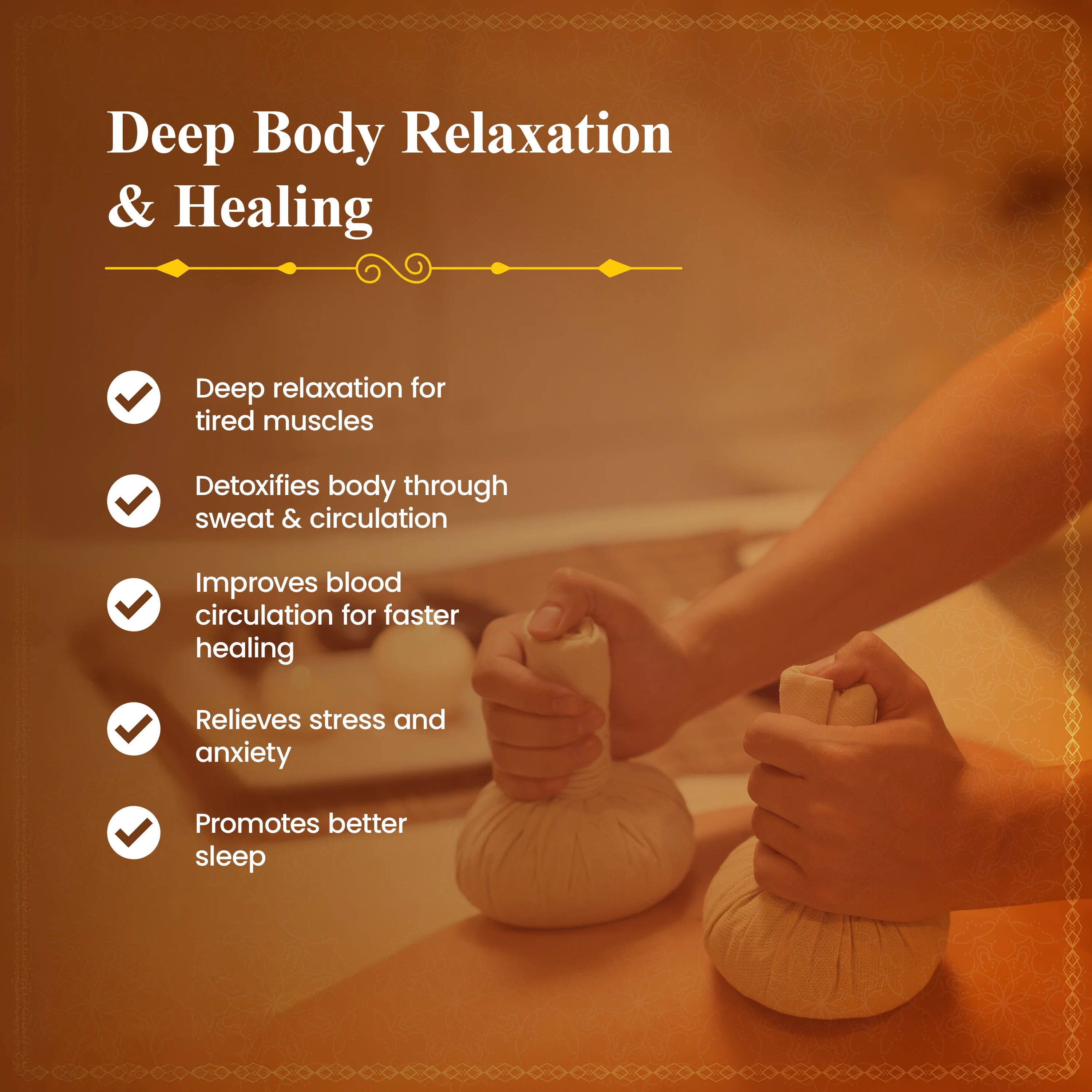 Achoo Herbal Compress Kit - Massage Potli 100GM & Pain Oil 100ML - Brawn Herbal