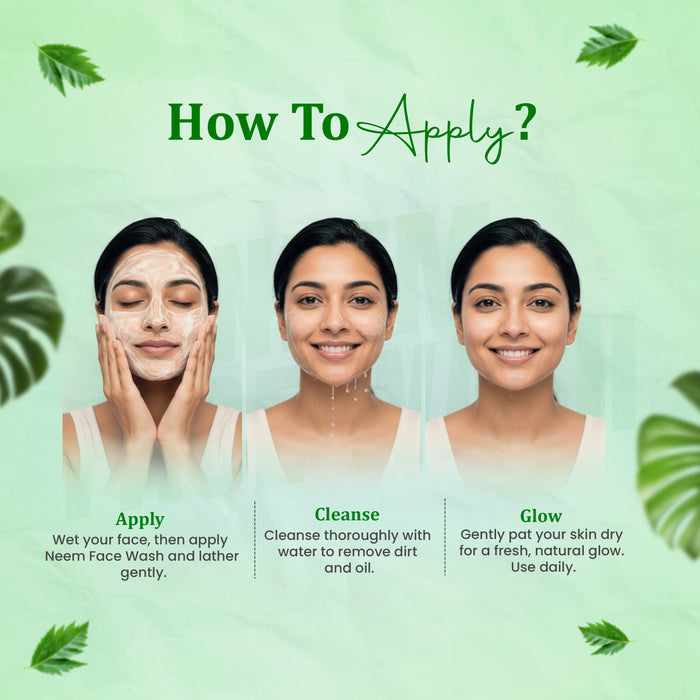 Loperle Pure Neem Face Wash | Stay Pimple Free -110 ML