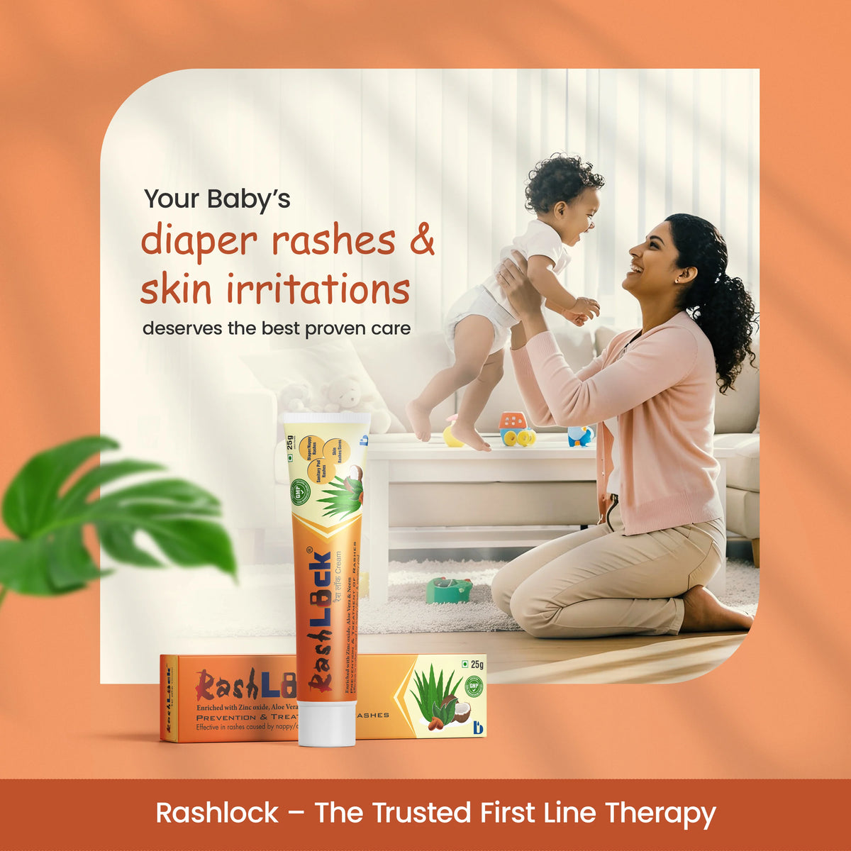 Pad Rashes Baby RashLock Cream | Relief from Baby Diaper & Sanitary Pad Rashes - 25g ...