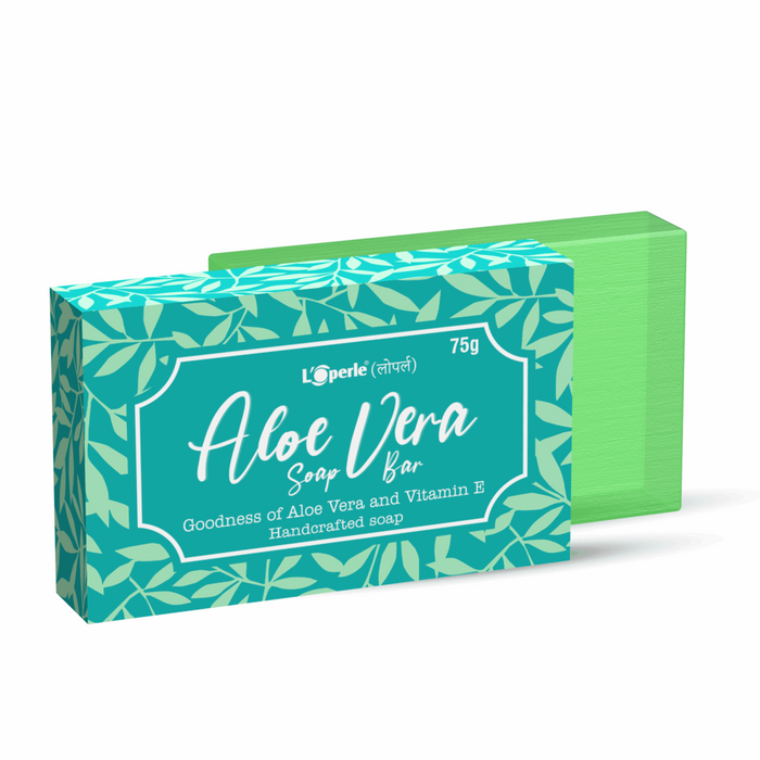 LOPERLE Aloe Vera Soap Bar Handcrafted With Vitamin E extracts