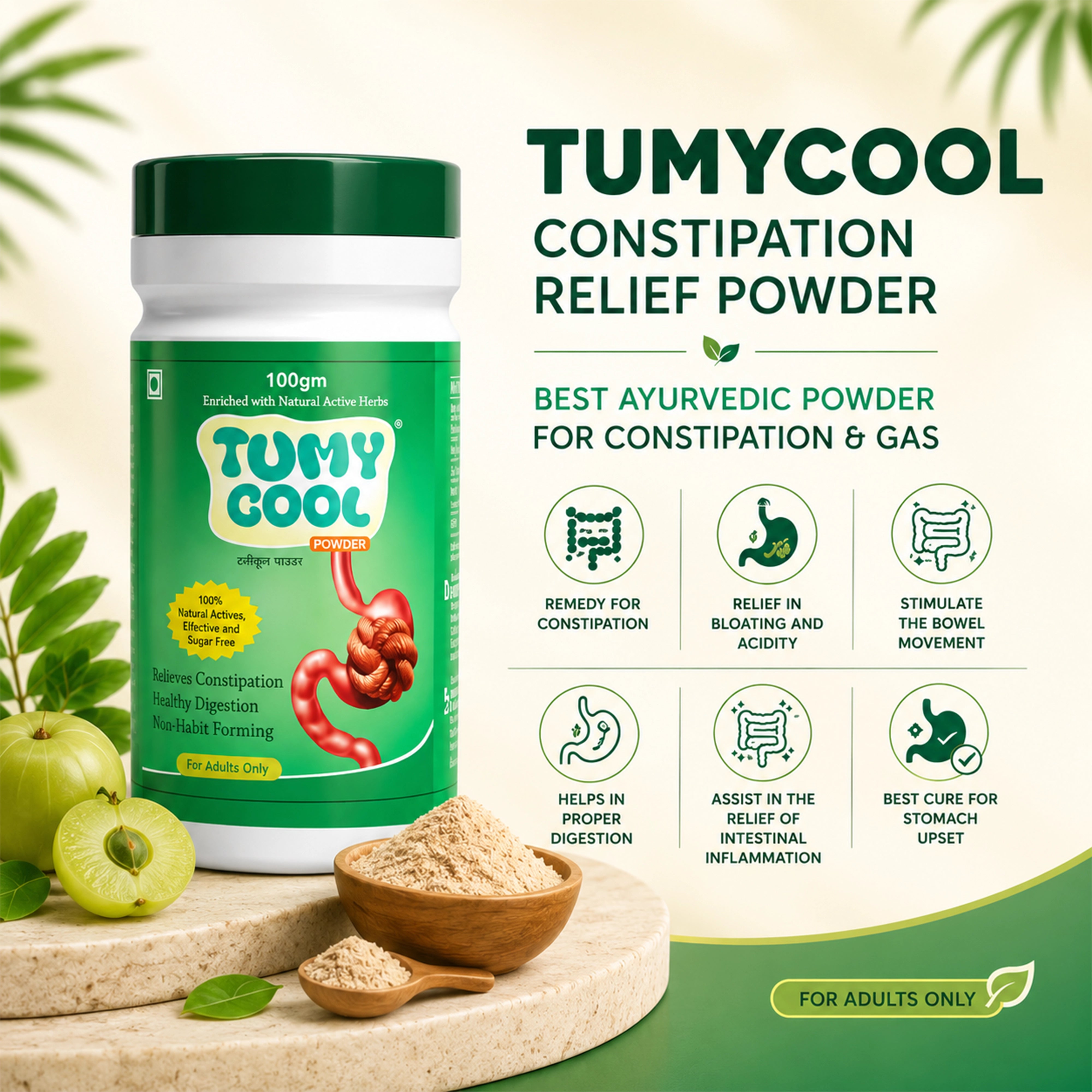 Tumycool Constipation Relief Powder - 100 Gm