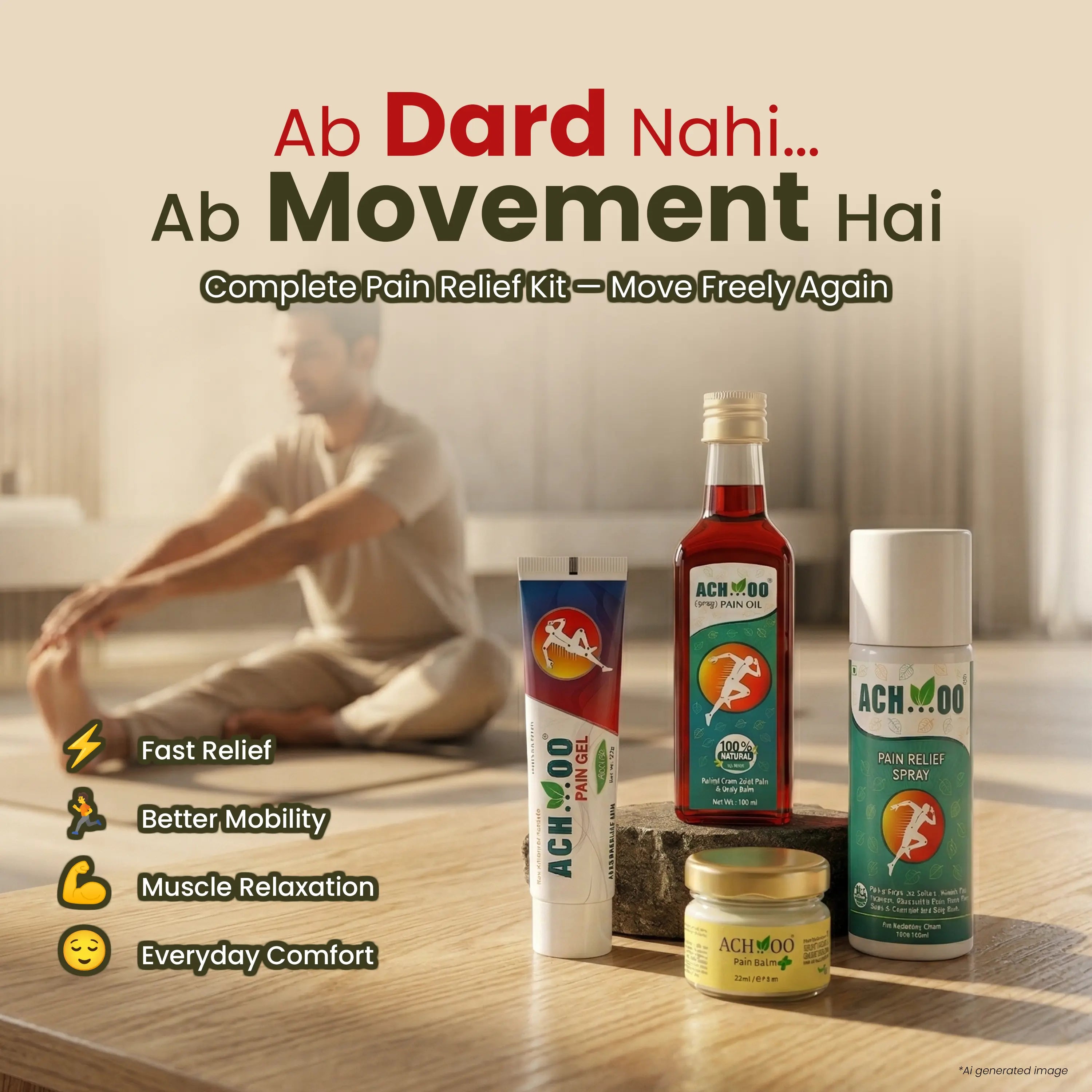 complete pain relief kit