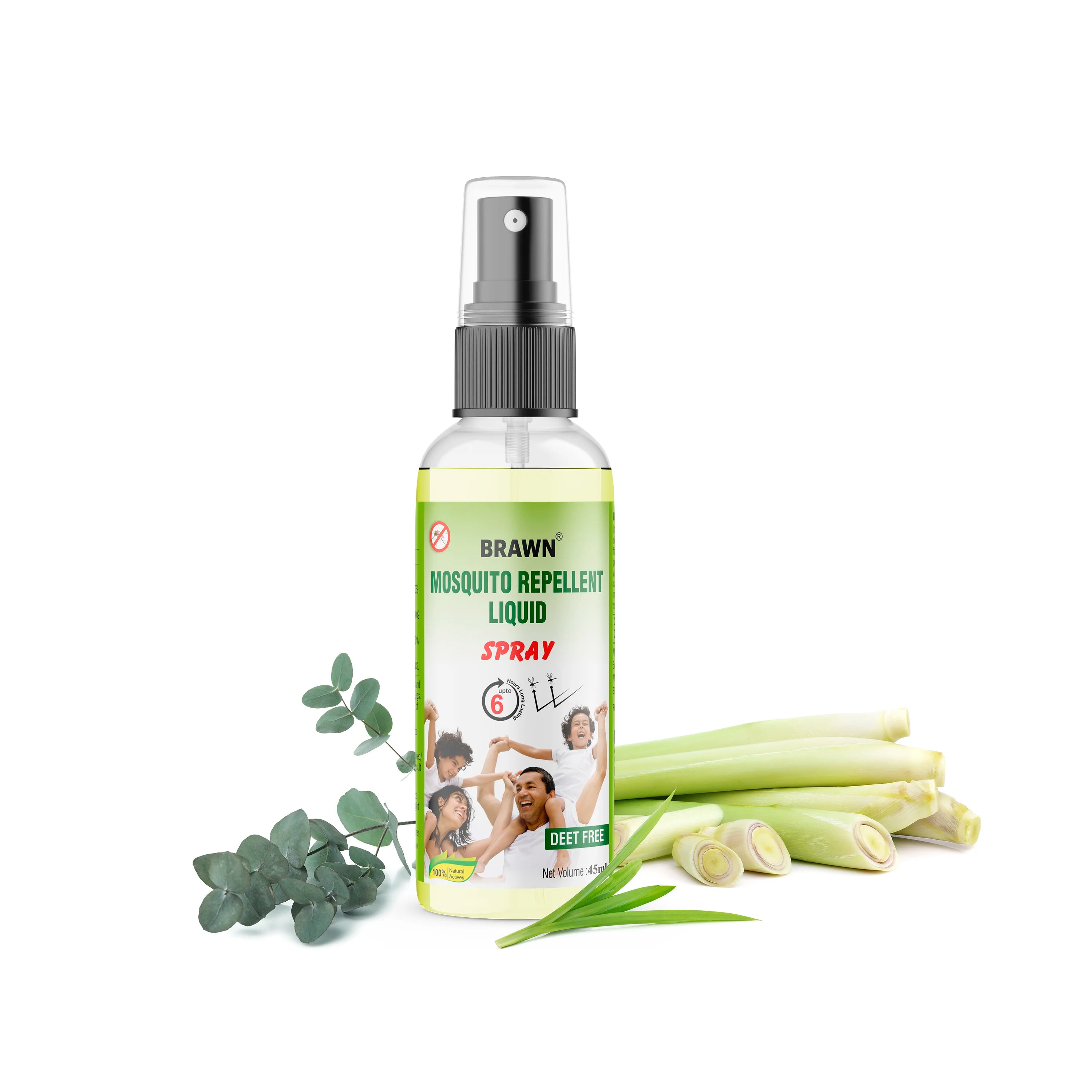 Brawn Herbal Mosquito repellent spray | Deet Free | 45ML - Brawn Herbal