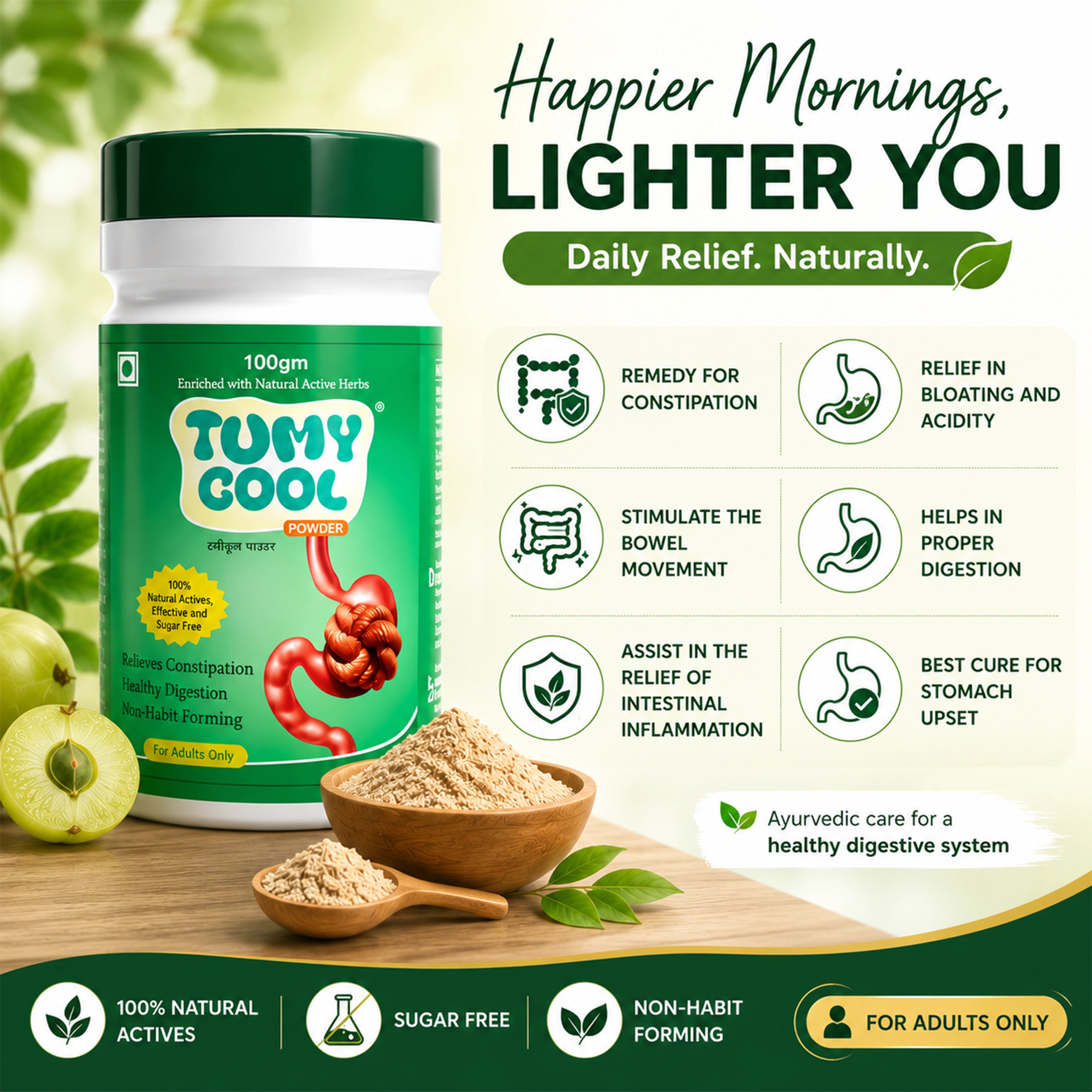 Tumycool Constipation Relief Powder - 100 Gm