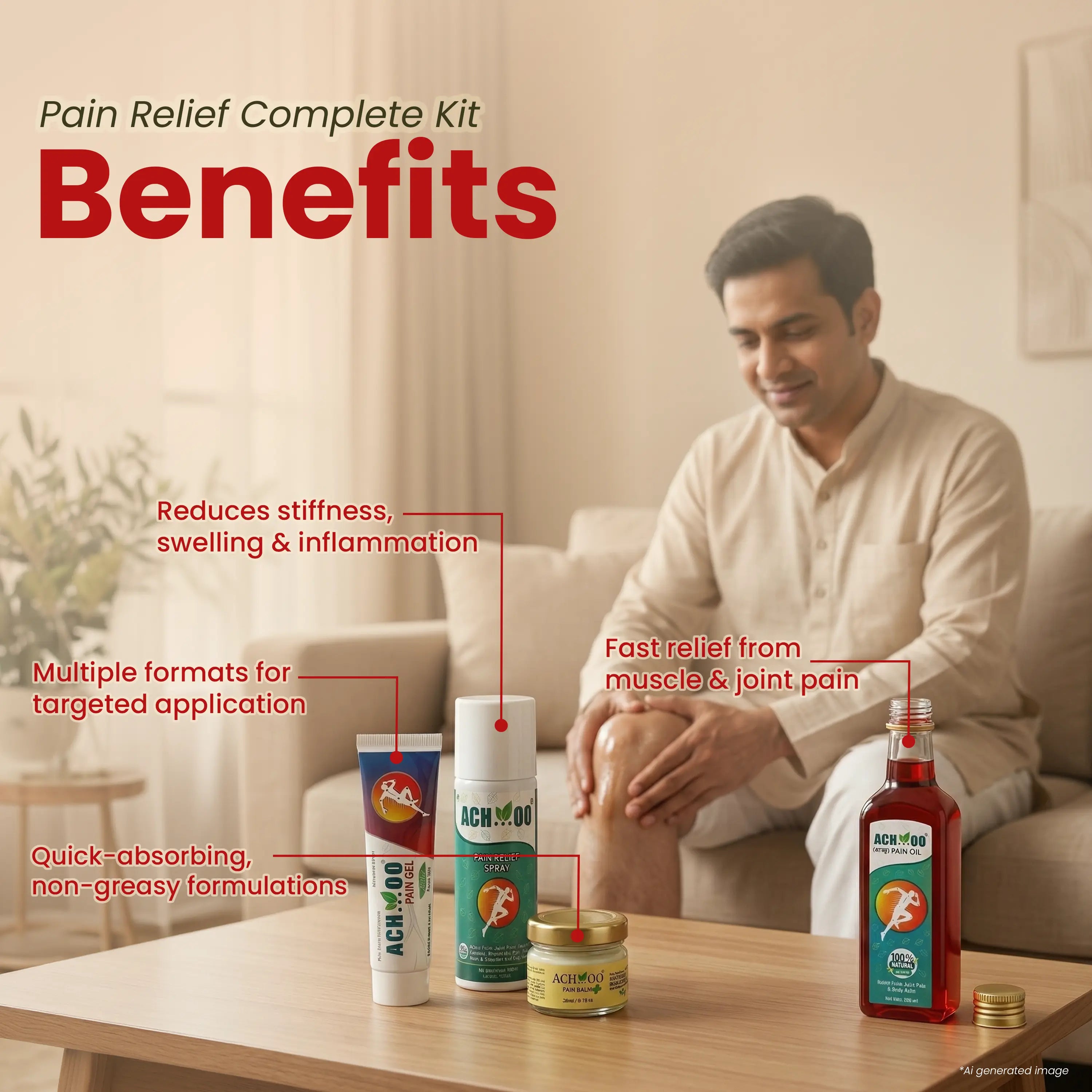 pain relief products benefits