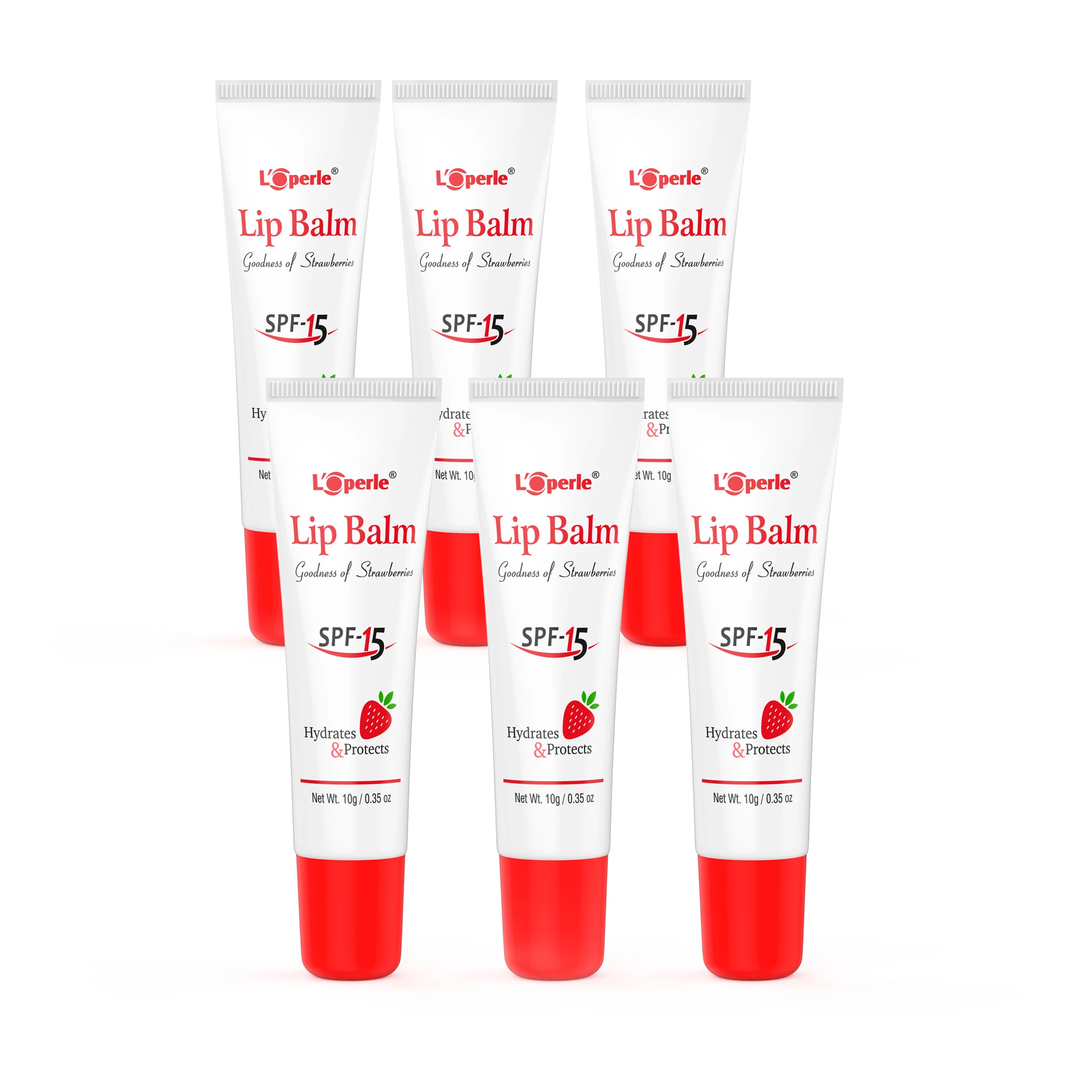 Loperle Strawberry Lip Balm | Soft & Smooth Lips - 10g - Brawn Herbal