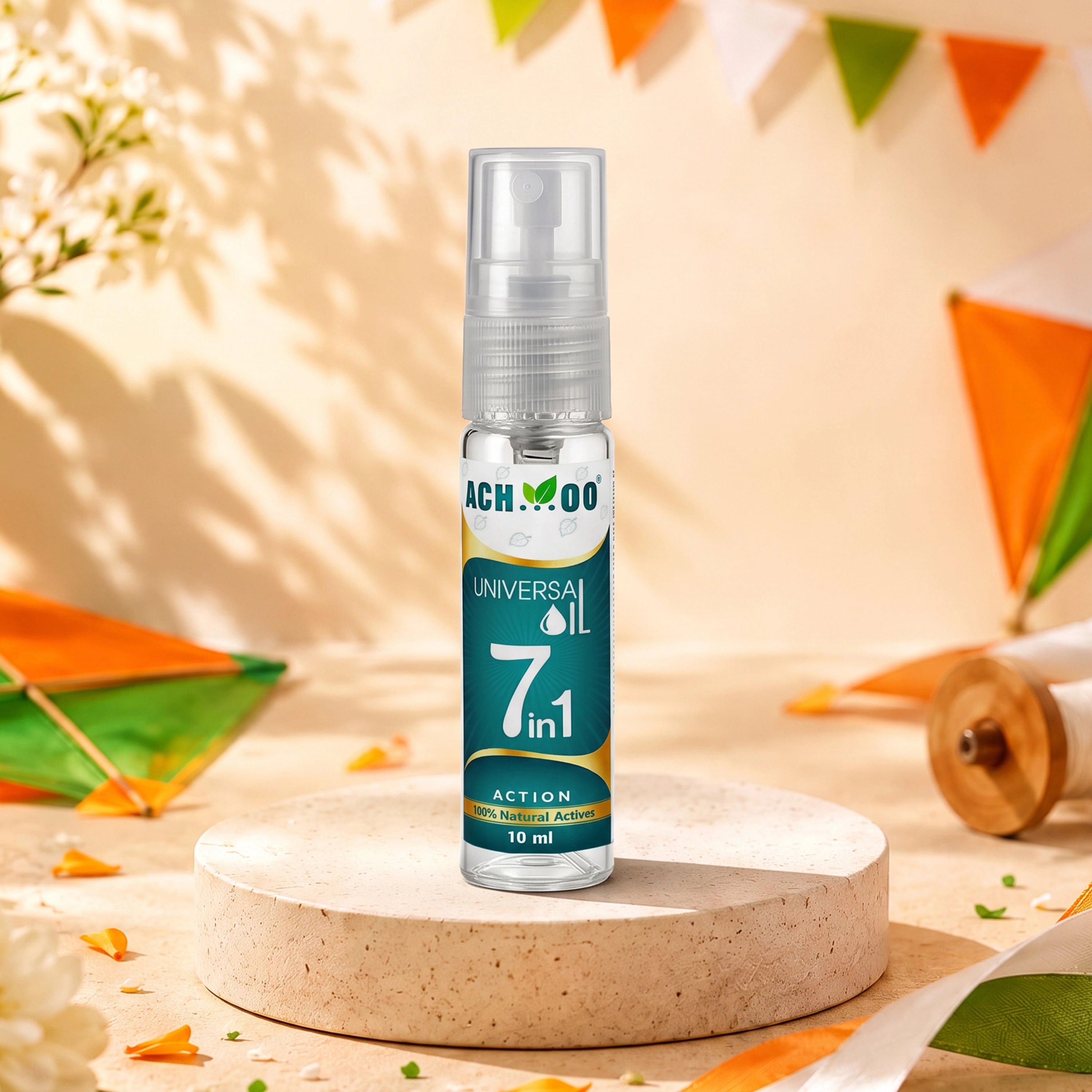 Achoo Universal Oil | Provides relief from 7 problems - 10ml