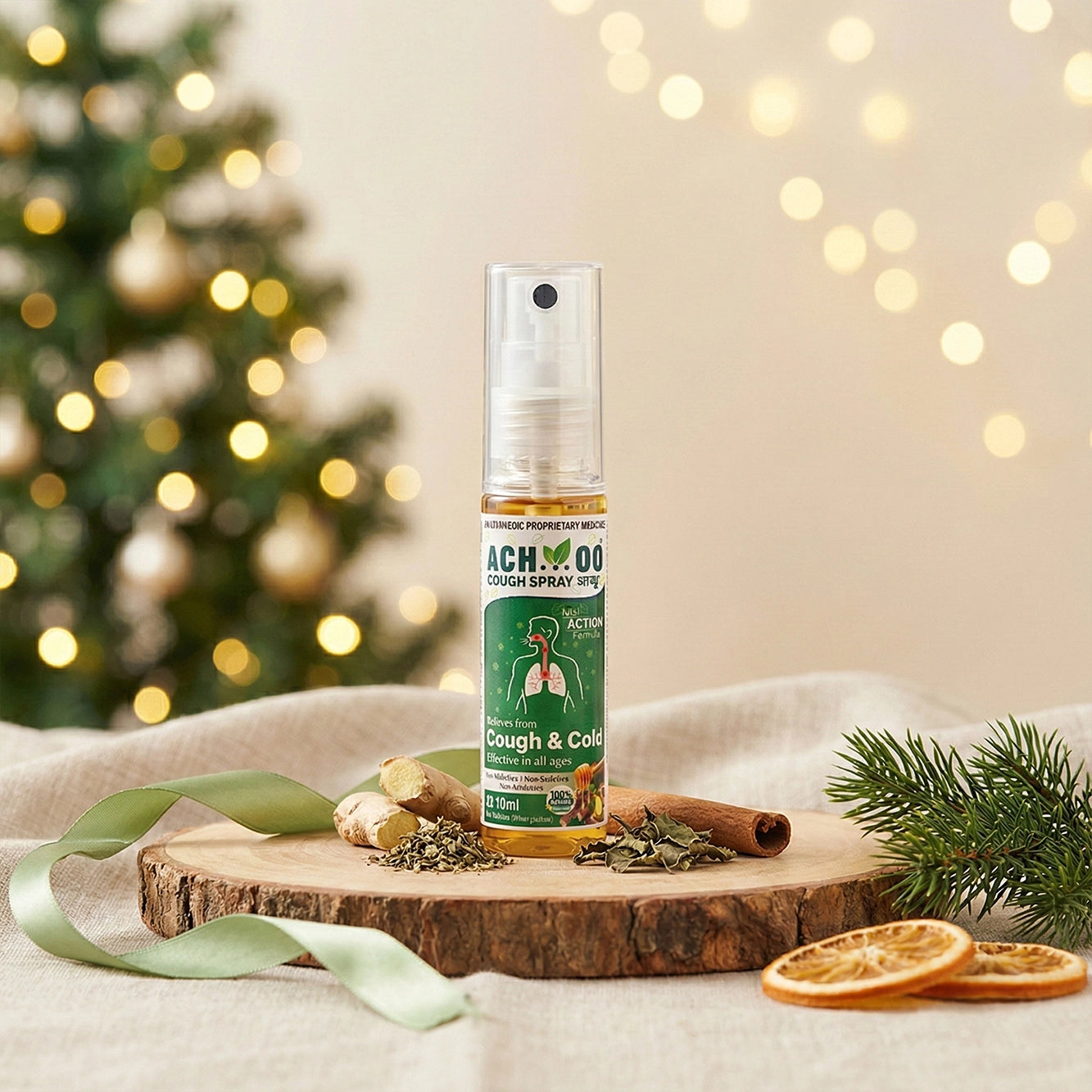 Achoo Cough Spray - Relief from Cough and Congestion - 10ml