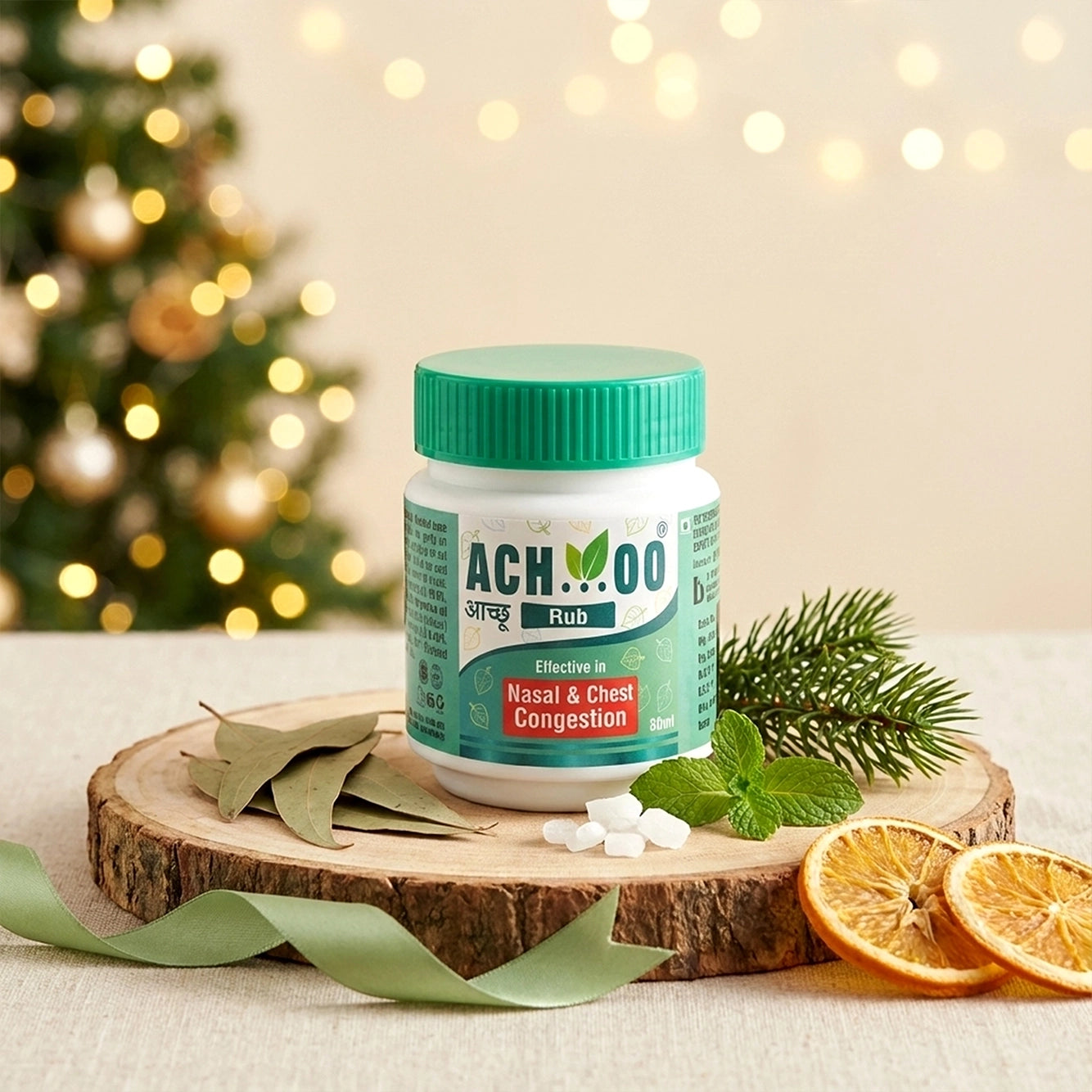 Achoo Herbal Rub for Nasal and Chest Congestion- 50ml | 5 + years