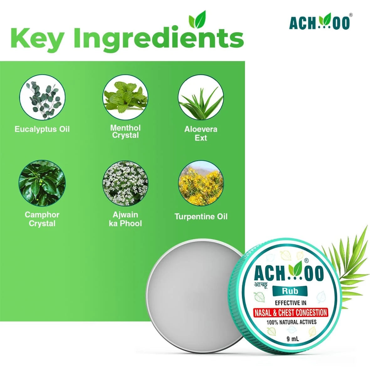 Achoo vapour rub ingredients