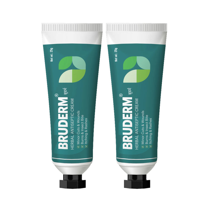 Bruderm Herbal Antiseptic Cream for Minor Cuts and Wounds