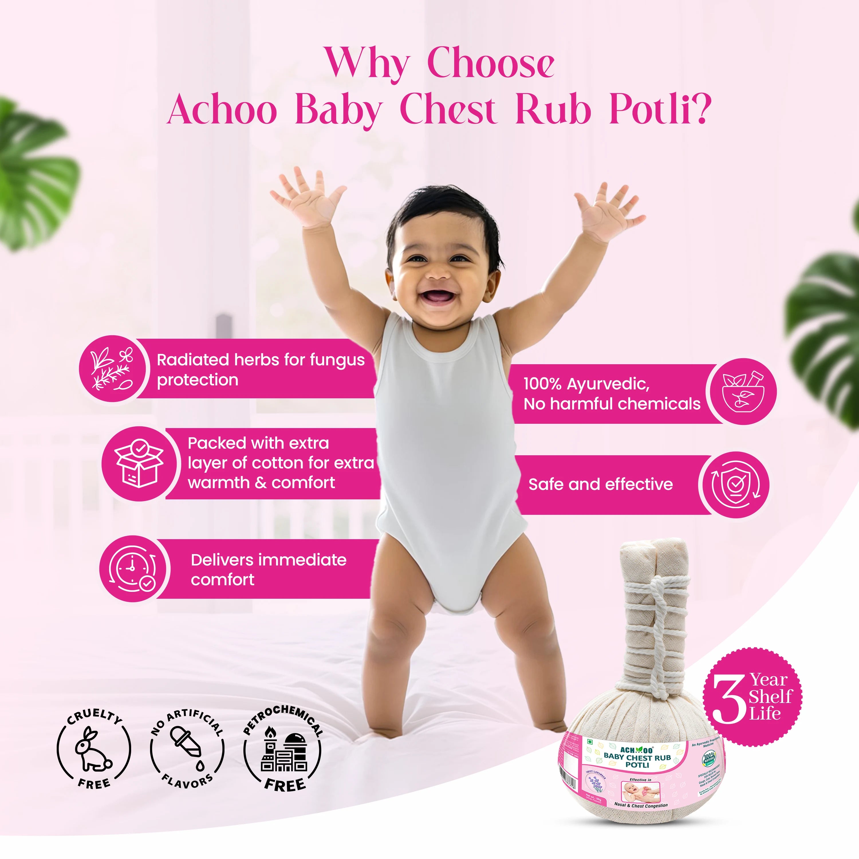 Achoo baby rub potli