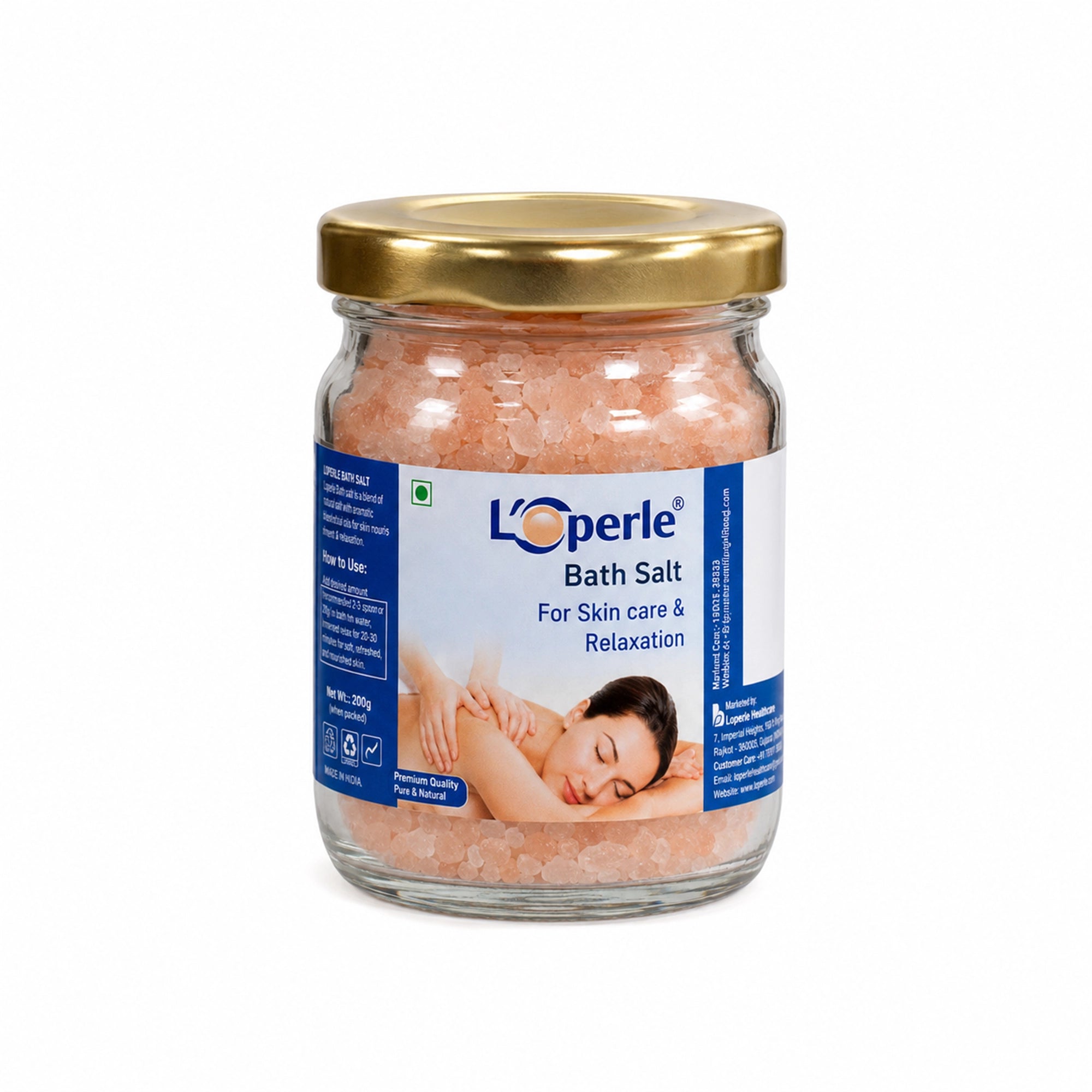 Loperle Bath Salt for Skin Care & Muscle Relaxation - 50g