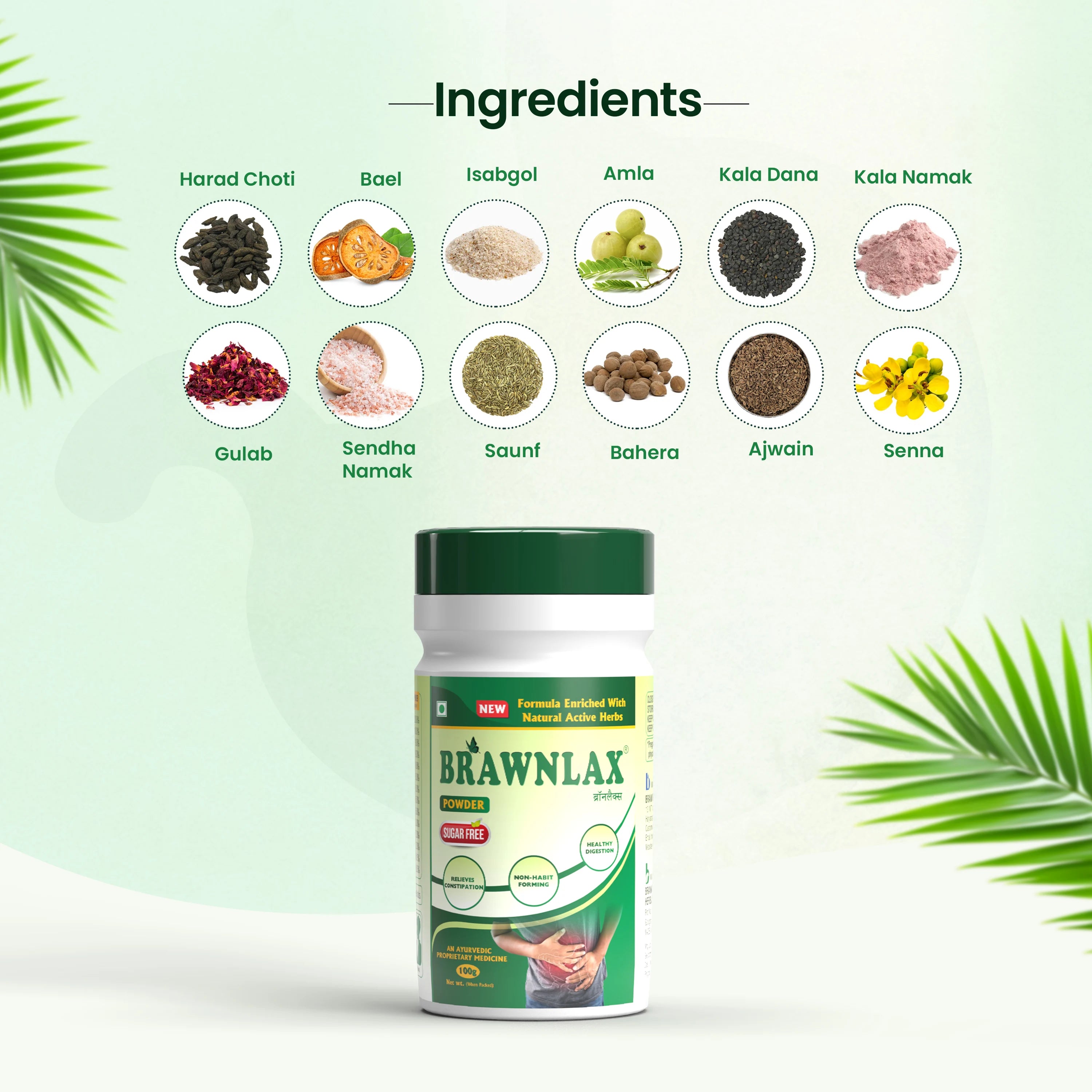 Brawnlax constipation powder ingredients