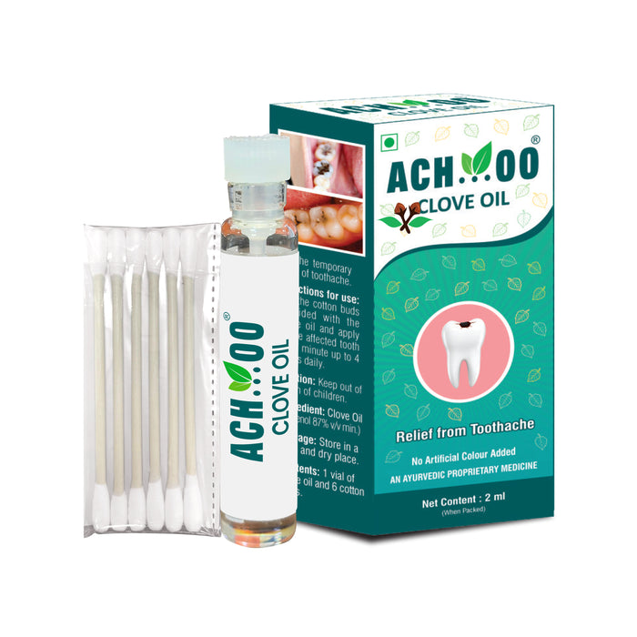 Achoo Clove Oil - 100% Pure & Natural | Best for tooth pain