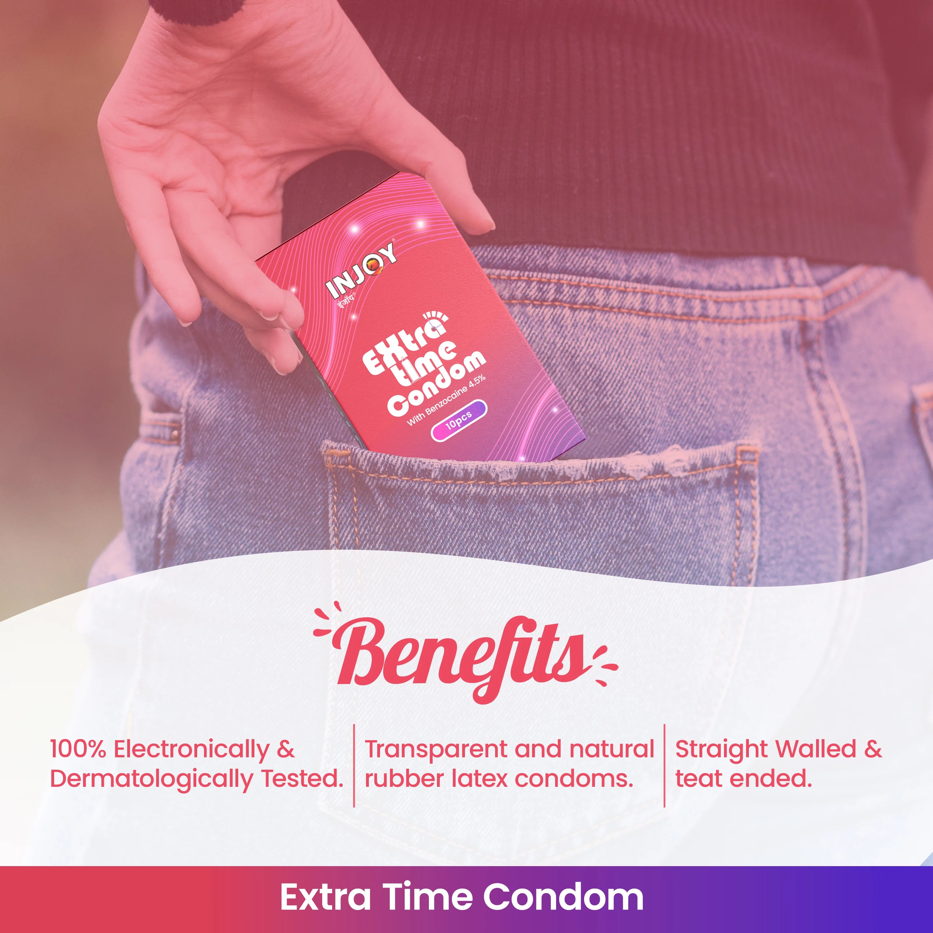injoy Extra TIme Condom benefits
