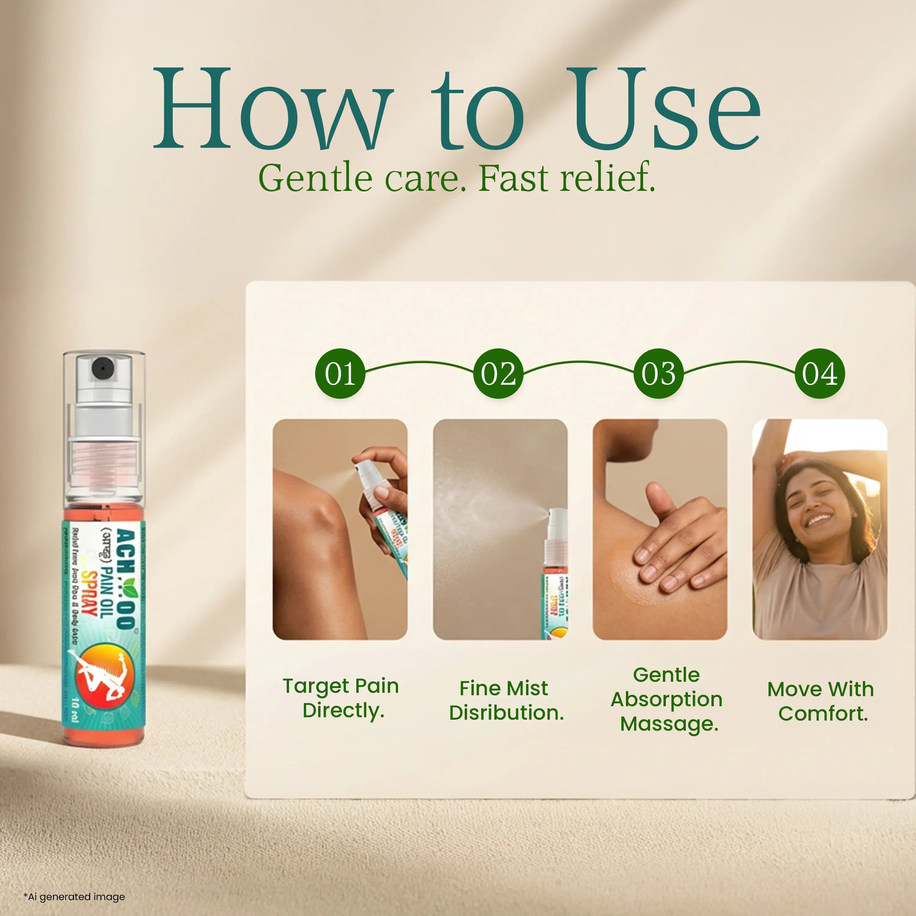 pain spray uses