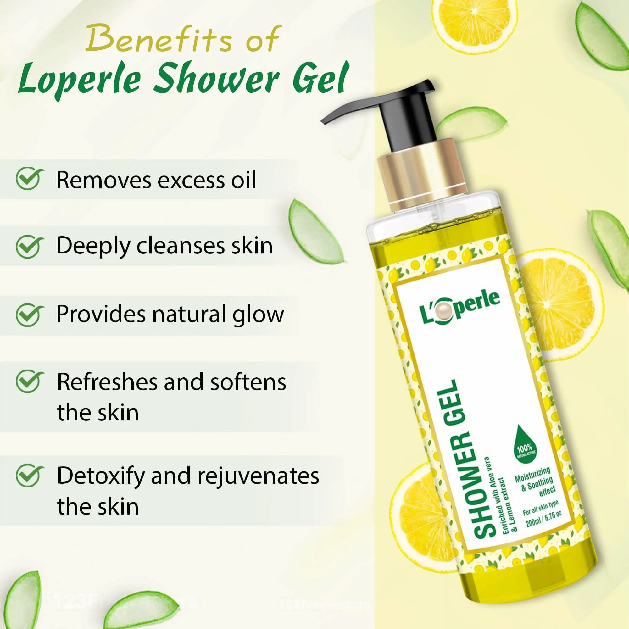 Loperle Shower Gel  benefits
