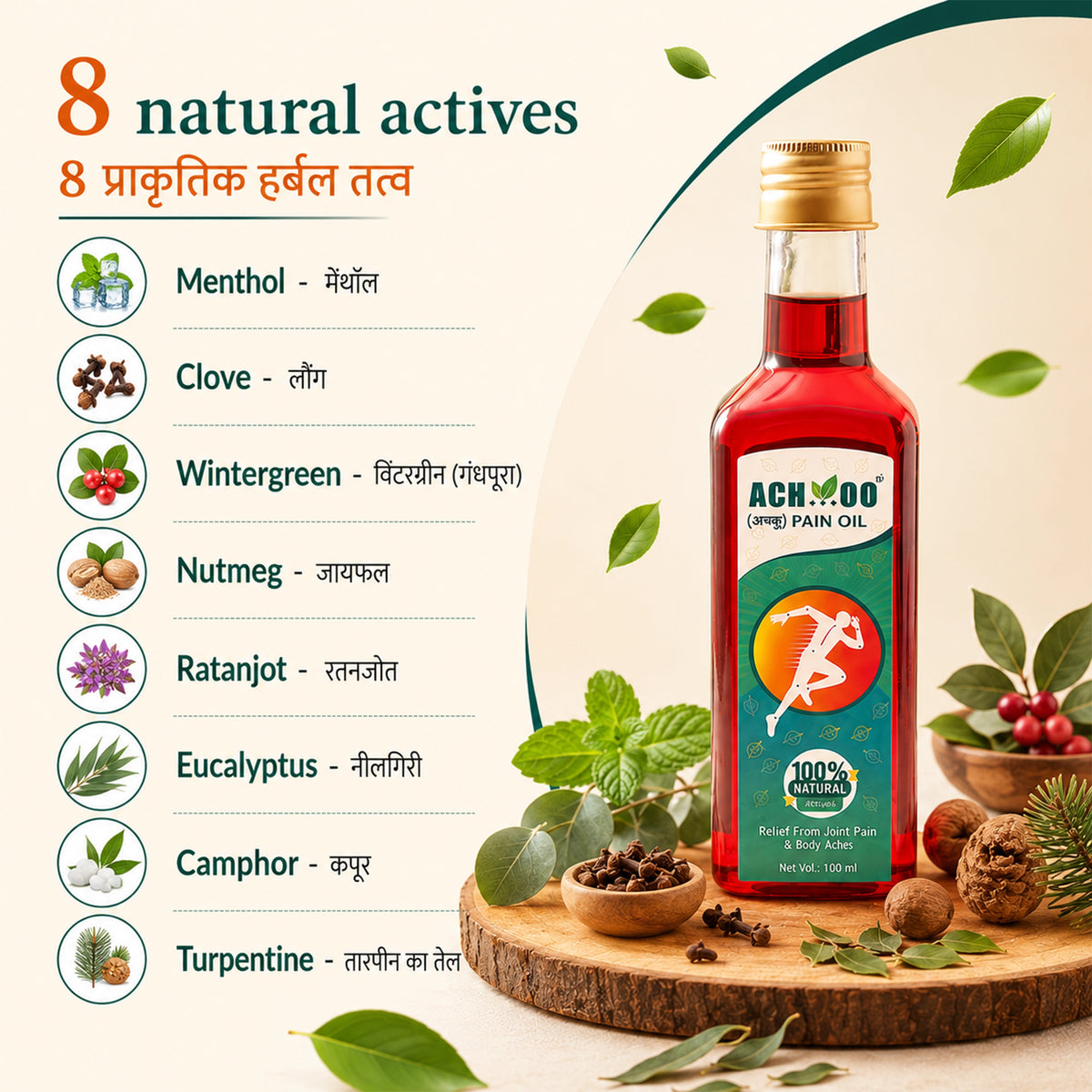 Ayurvedic Pain Relief Oil
