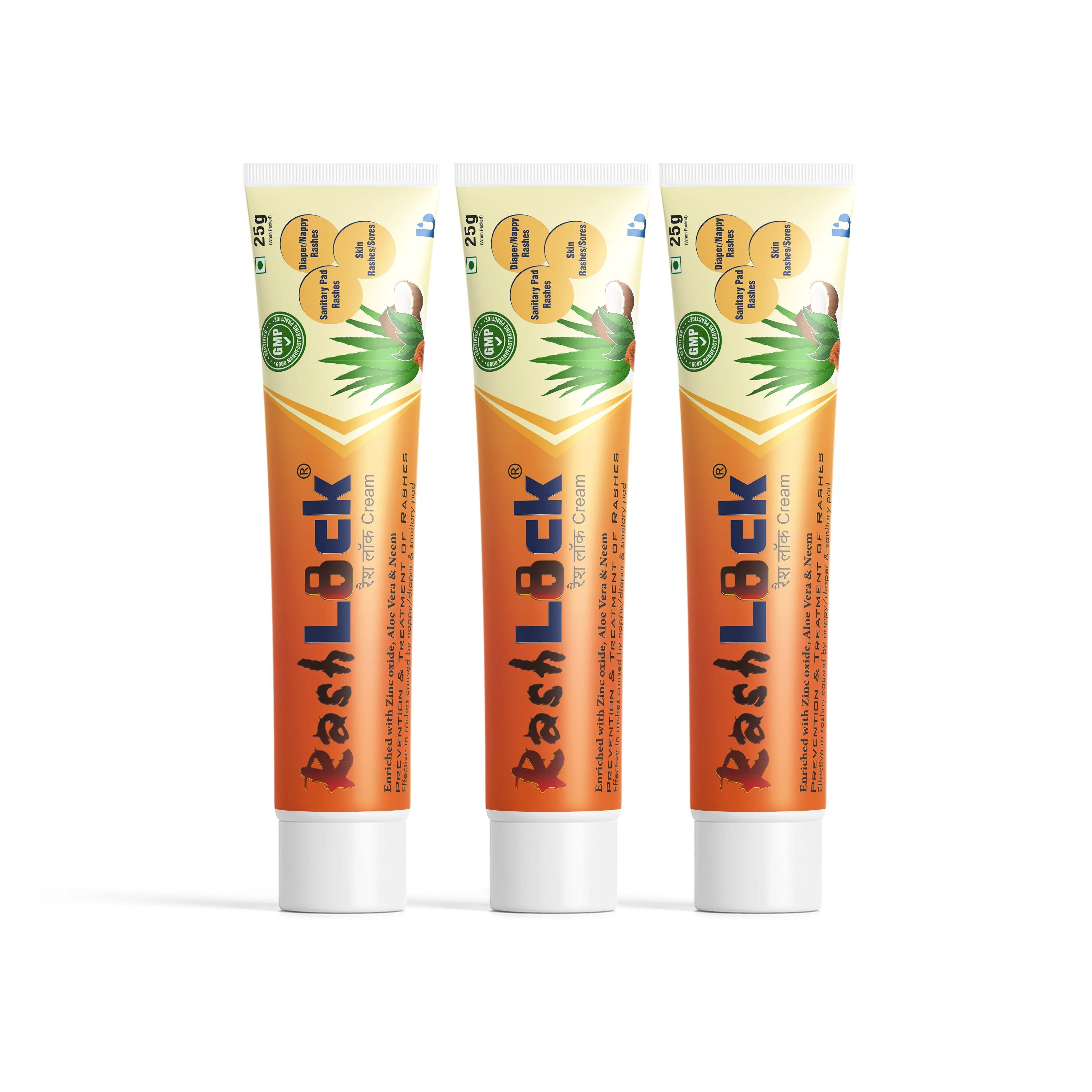 RashLock Cream | Relief from Diaper & Sanitary Pad Rashes - Brawn Herbal