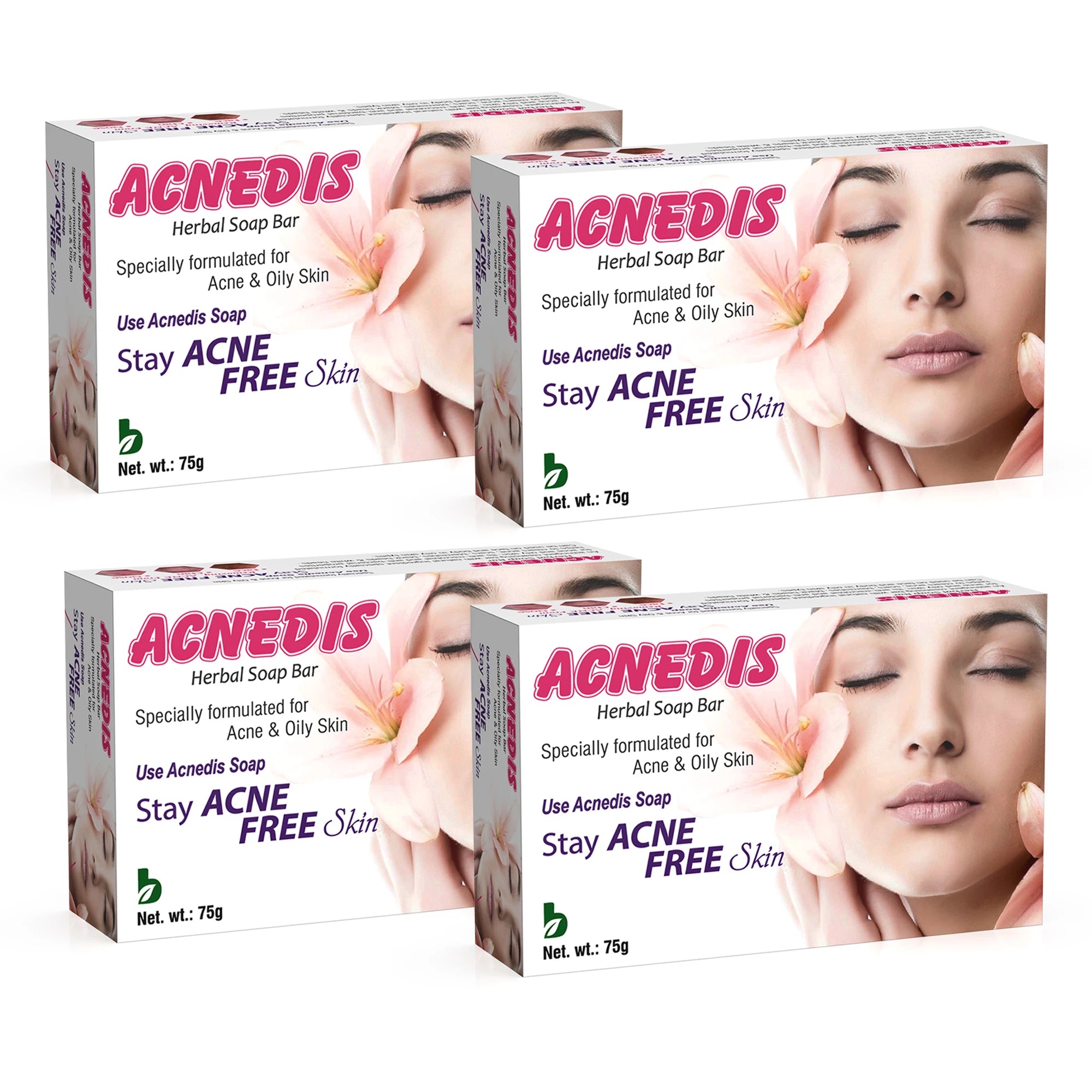 Acnedis Herbal Soap for Acne and Oily Skin - 75g - Brawn Herbal
