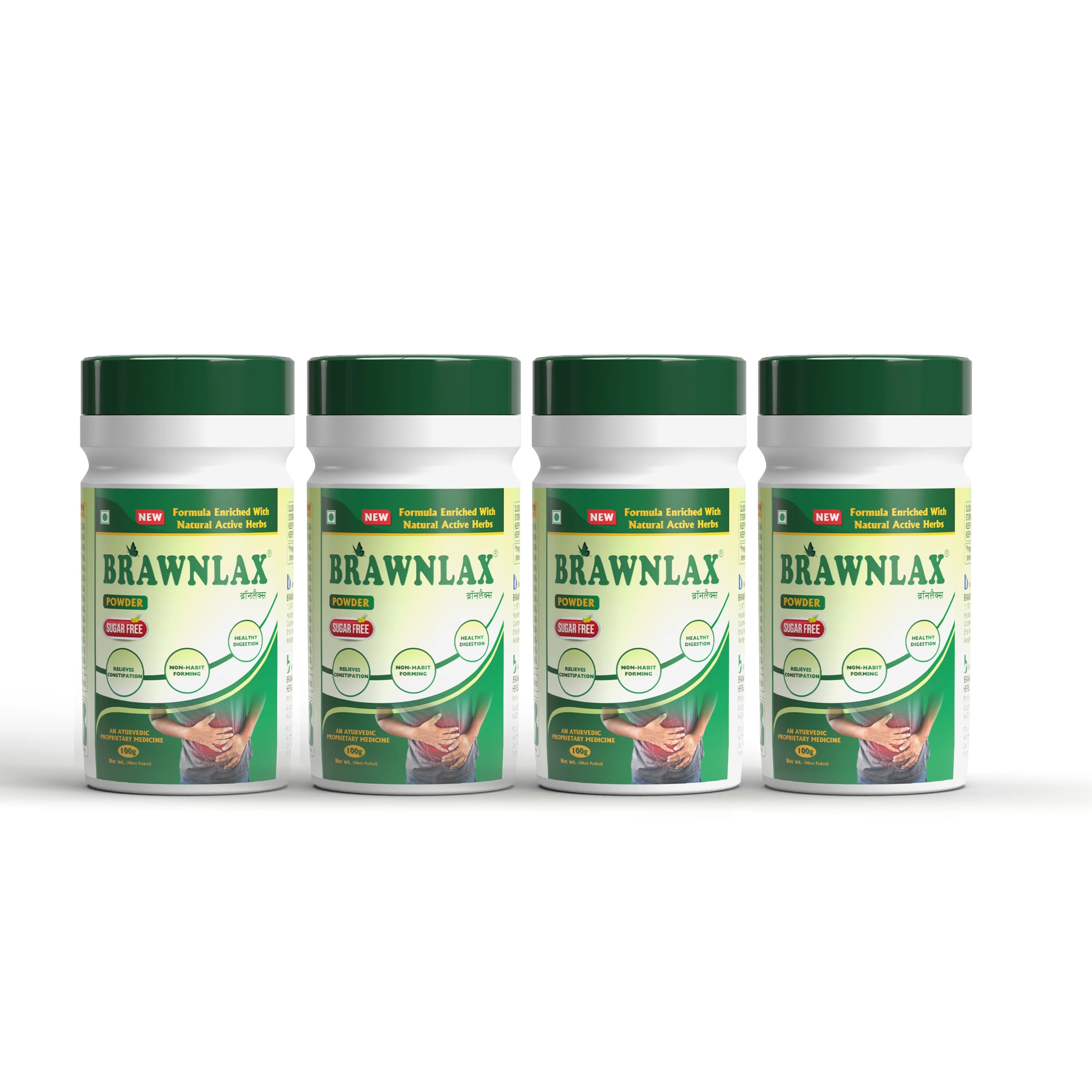 BRAWNLAX Constipation Relief Powder - 100 Gm - Brawn Herbal