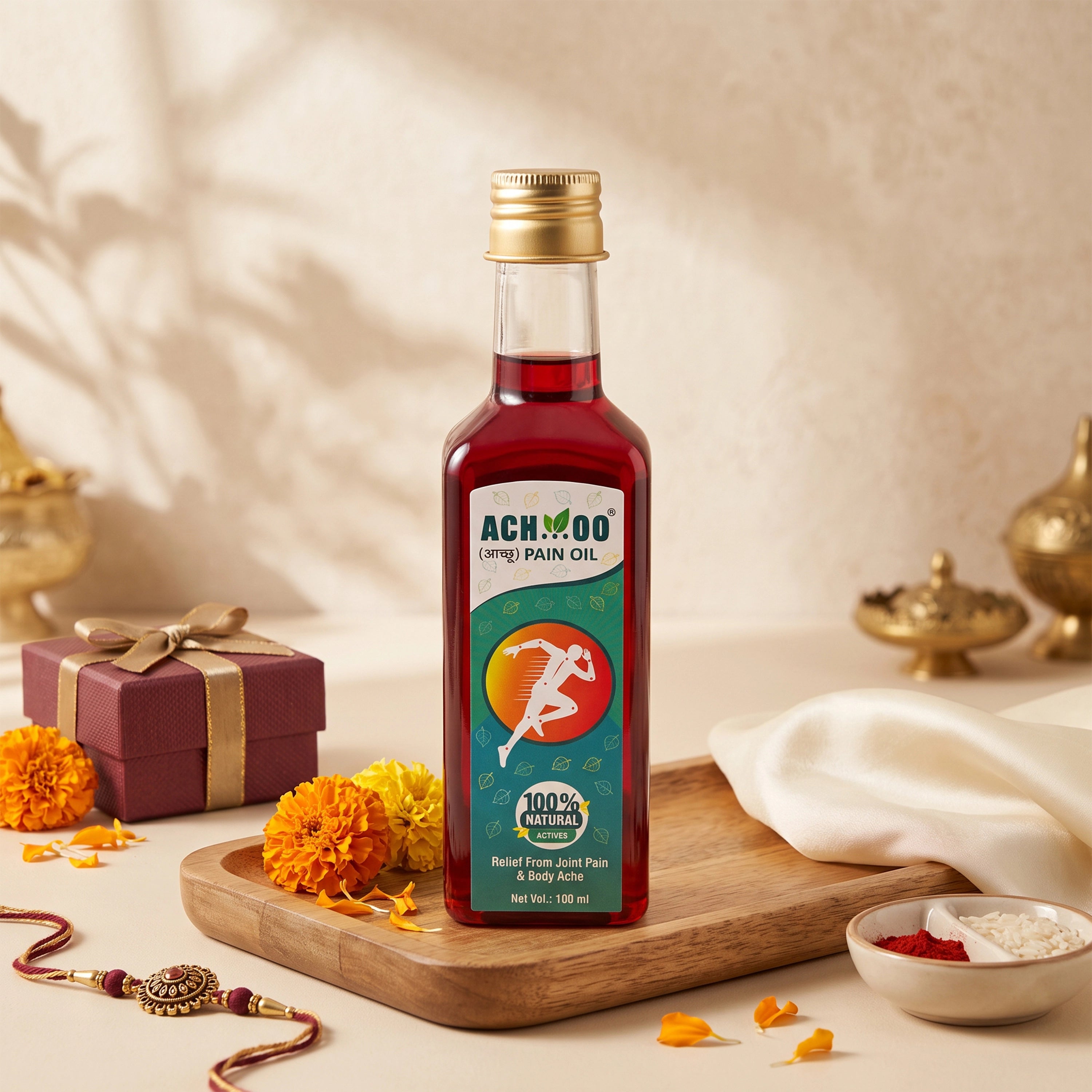 Achoo Ayurvedic Pain Relief Oil for Joint, Muscle & Body pain