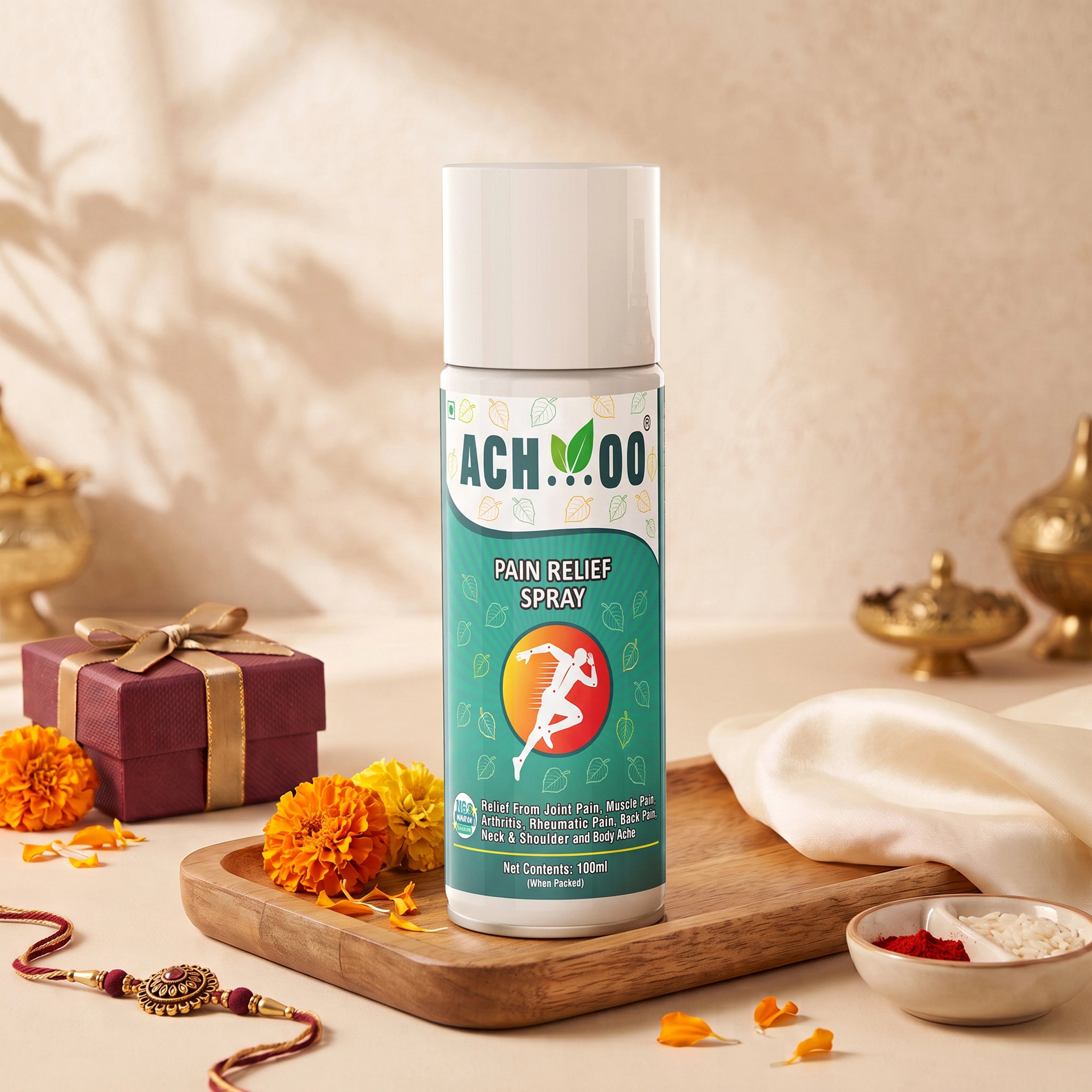 Achoo Pain Relief Spray - For Muscle and Joint Pain- 100ml