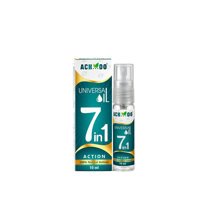Achoo Universal Oil | Provides relief from 7 problems - 10ml