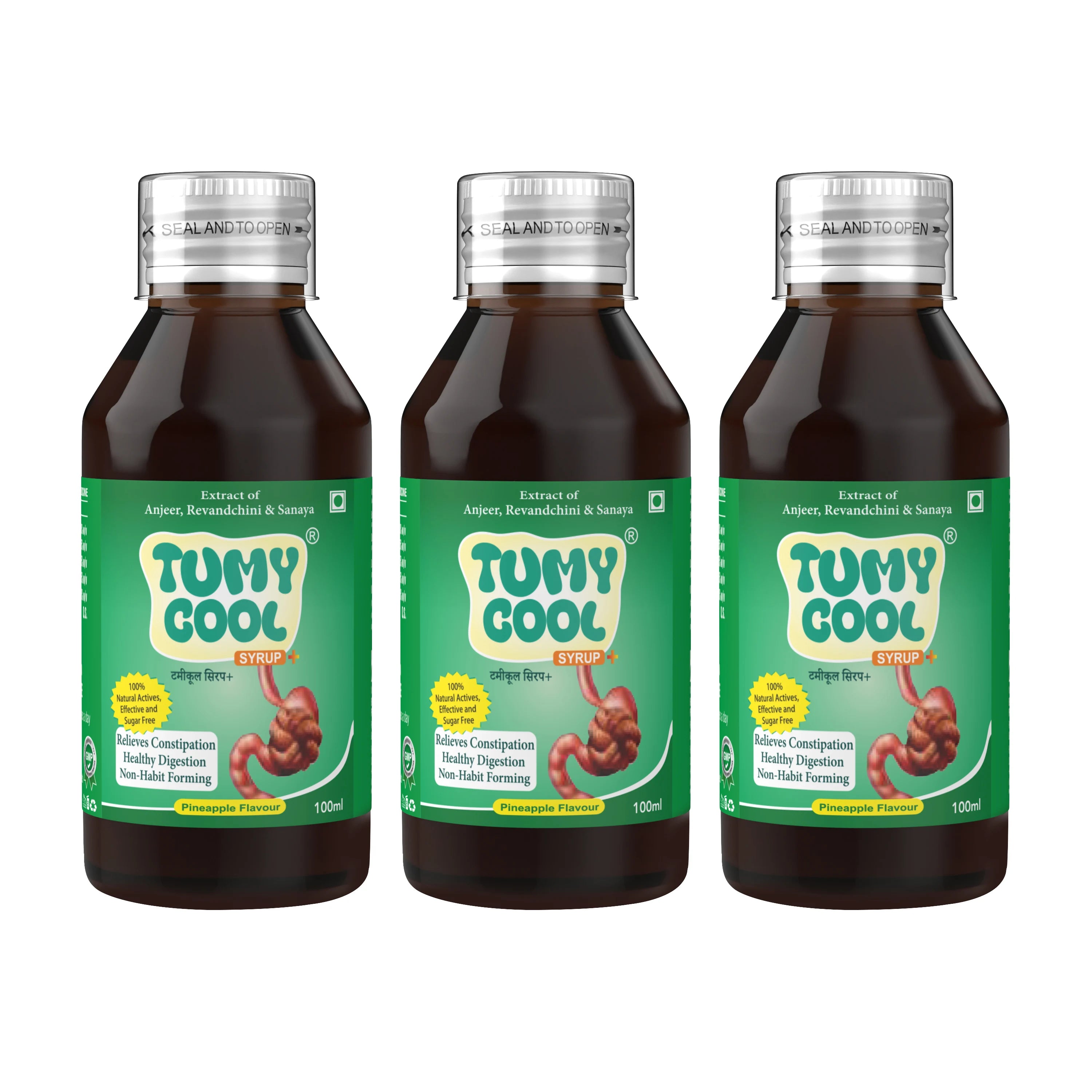 TUMYCOOL Ayurvedic Digestive Syrup For Healthy Digestion - 100ml - Brawn Herbal