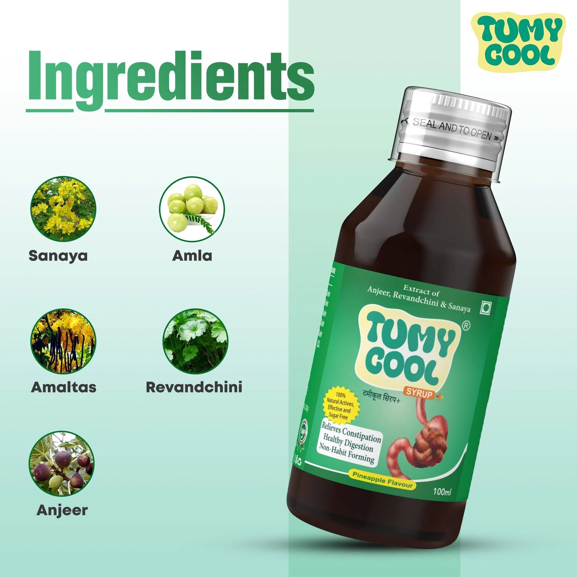Tumycool constipation syrup ingredients