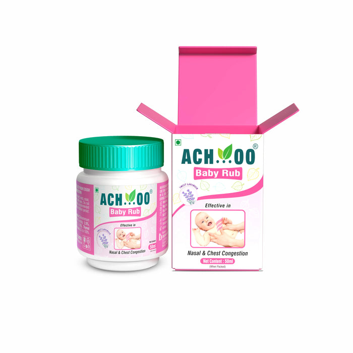 Achoo baby rub
