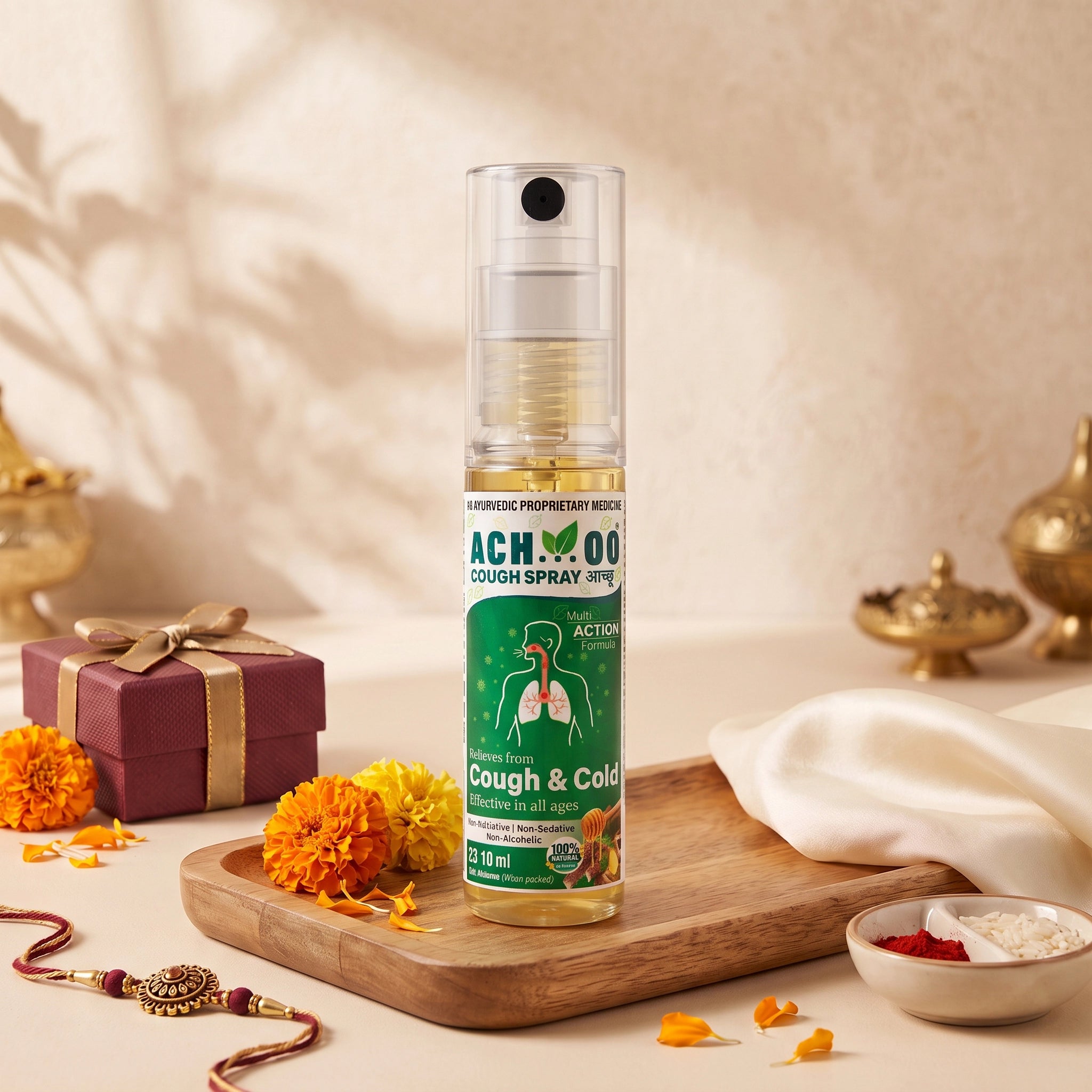 Achoo Cough Spray - Relief from Cough and Congestion - 10ml