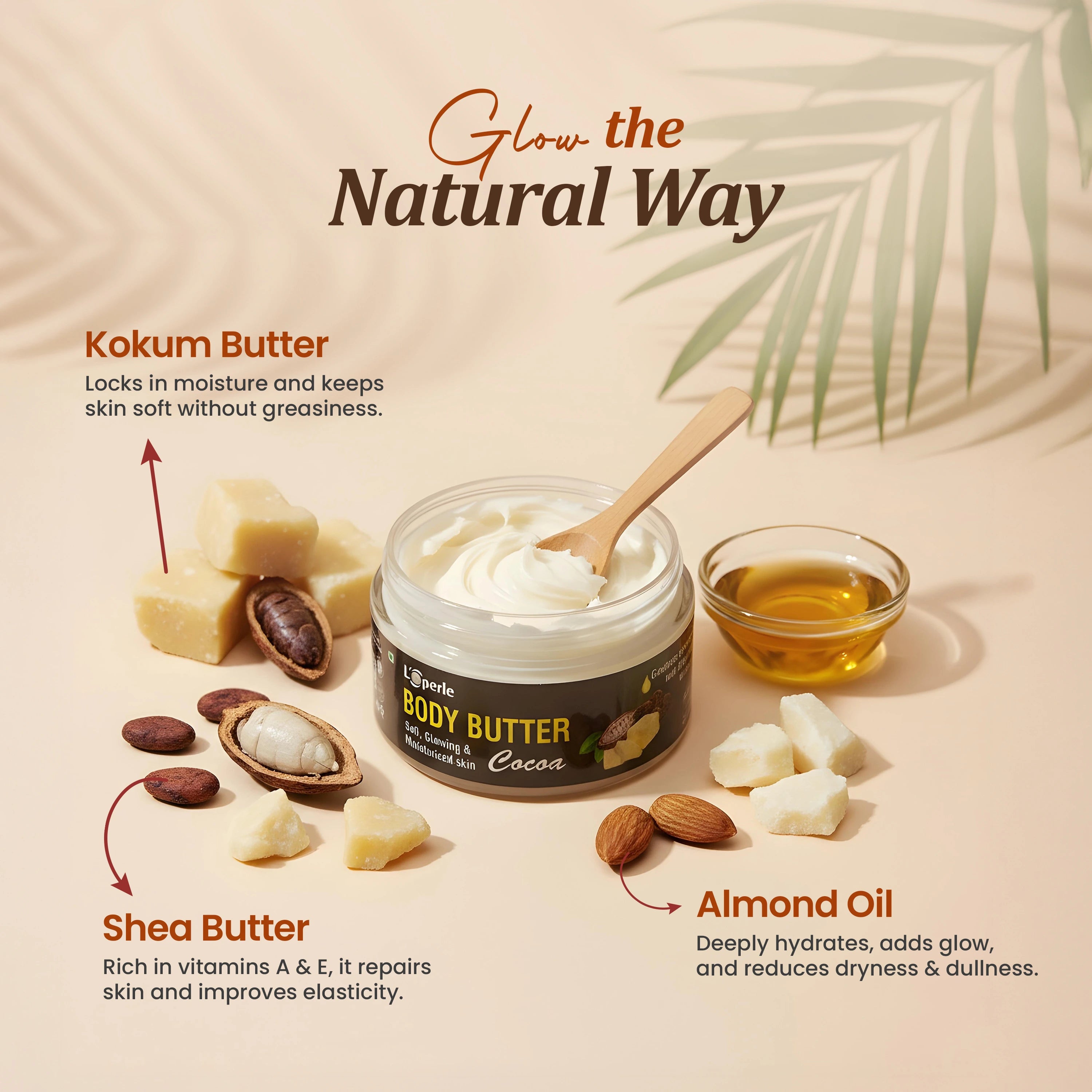 Loperle Body Butter for soft, smooth, and moisturizing skin