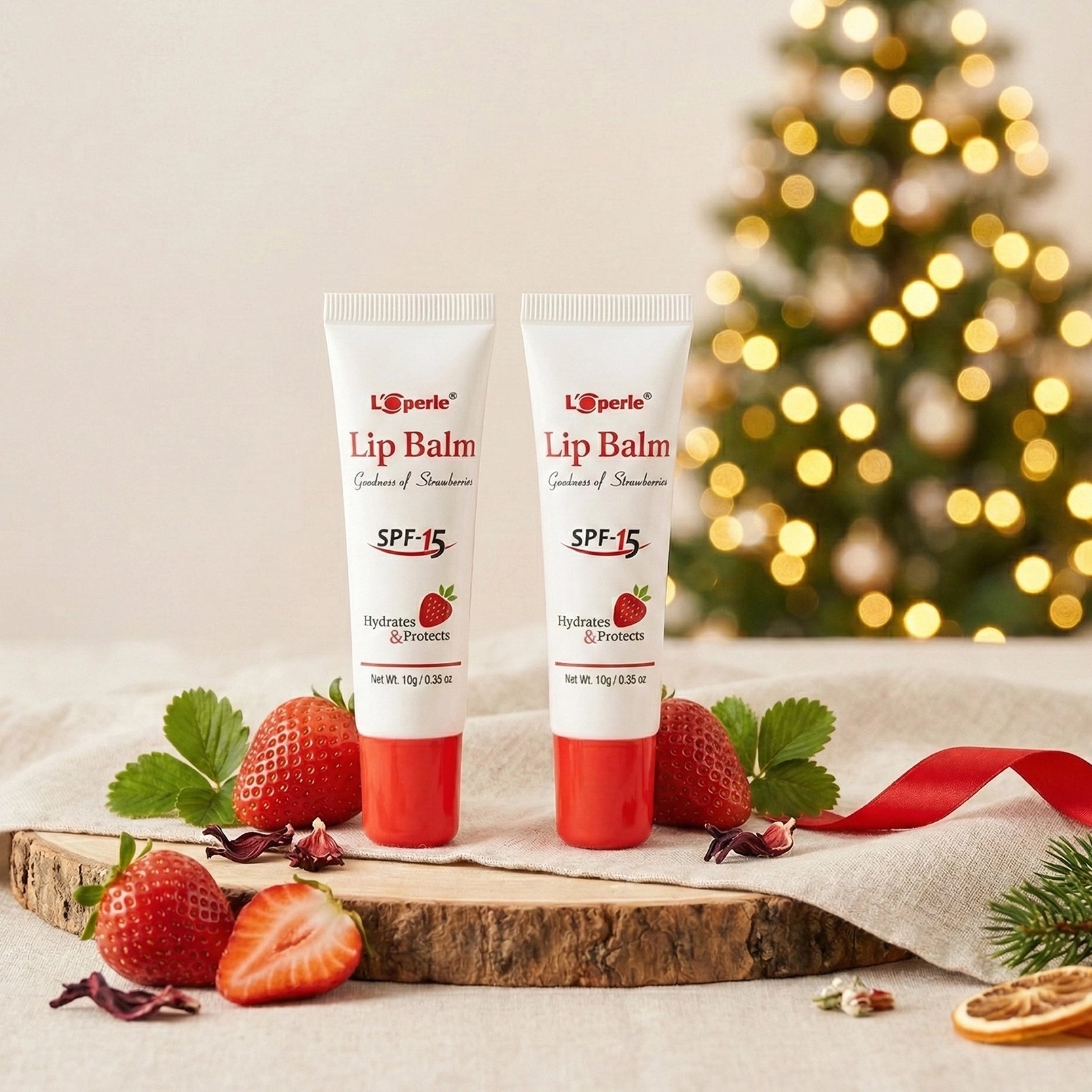 Loperle Strawberry Lip Balm | Soft & Smooth Lips - 10g