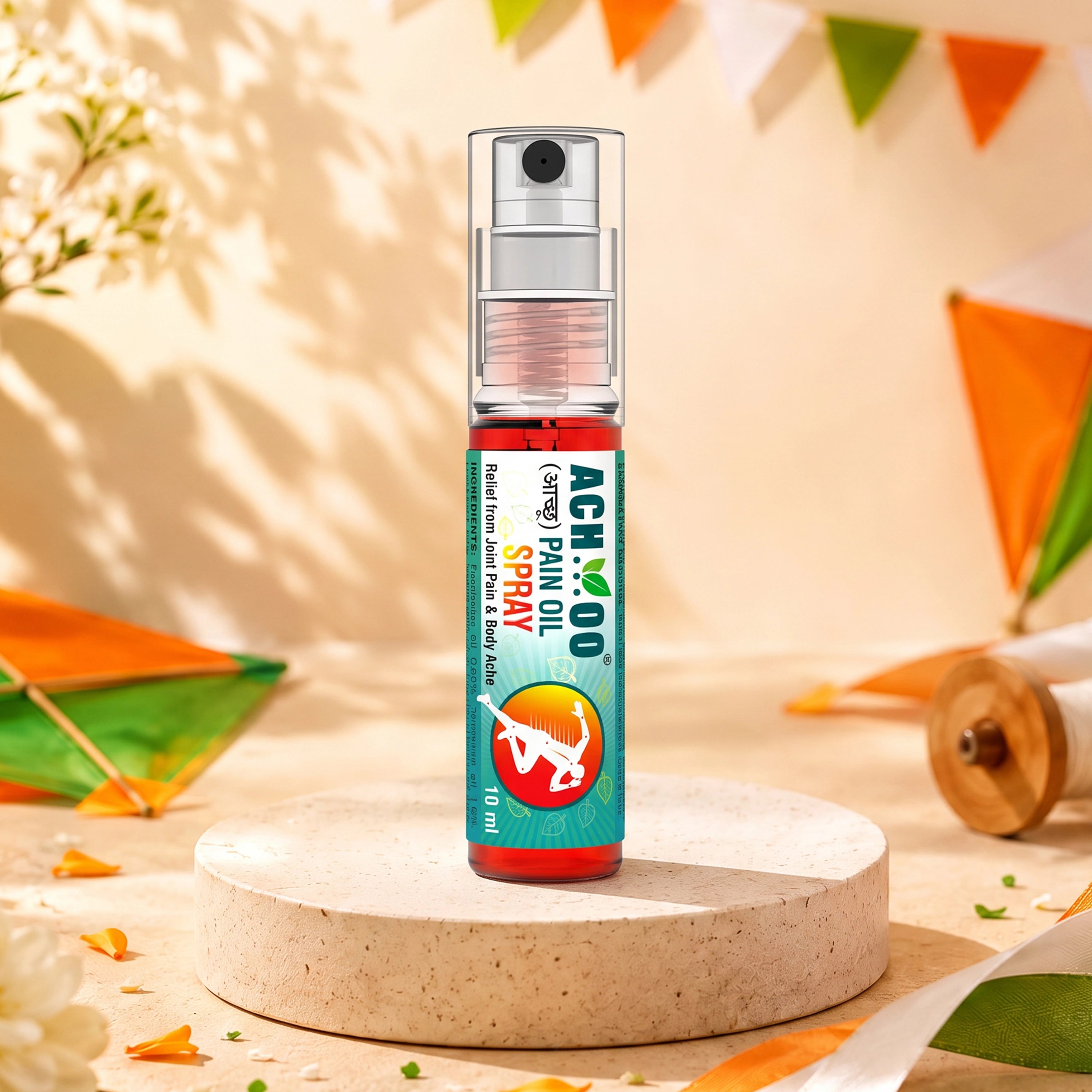 Achoo Pain Relief Spray For Back, Muscle & Joint Pain - 10ml